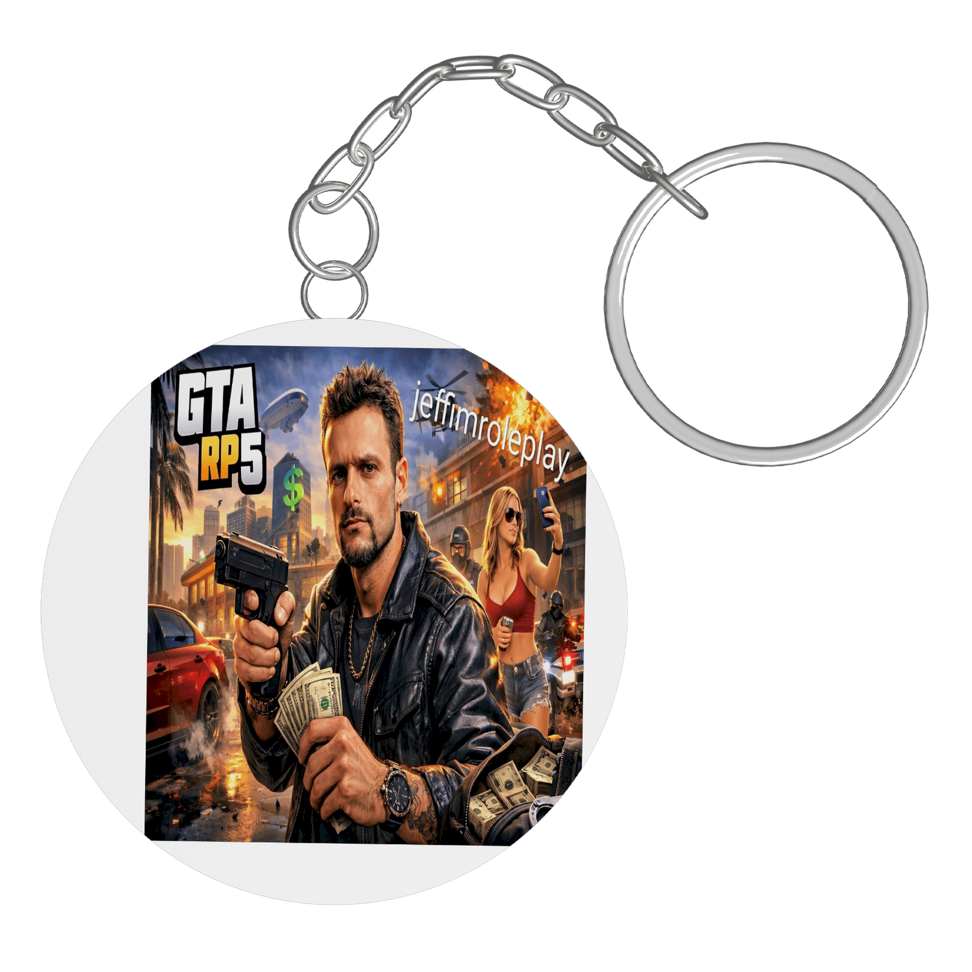 Chaveiro Personalizado: Leve sua história sempre com você! de Jeffimroleplay