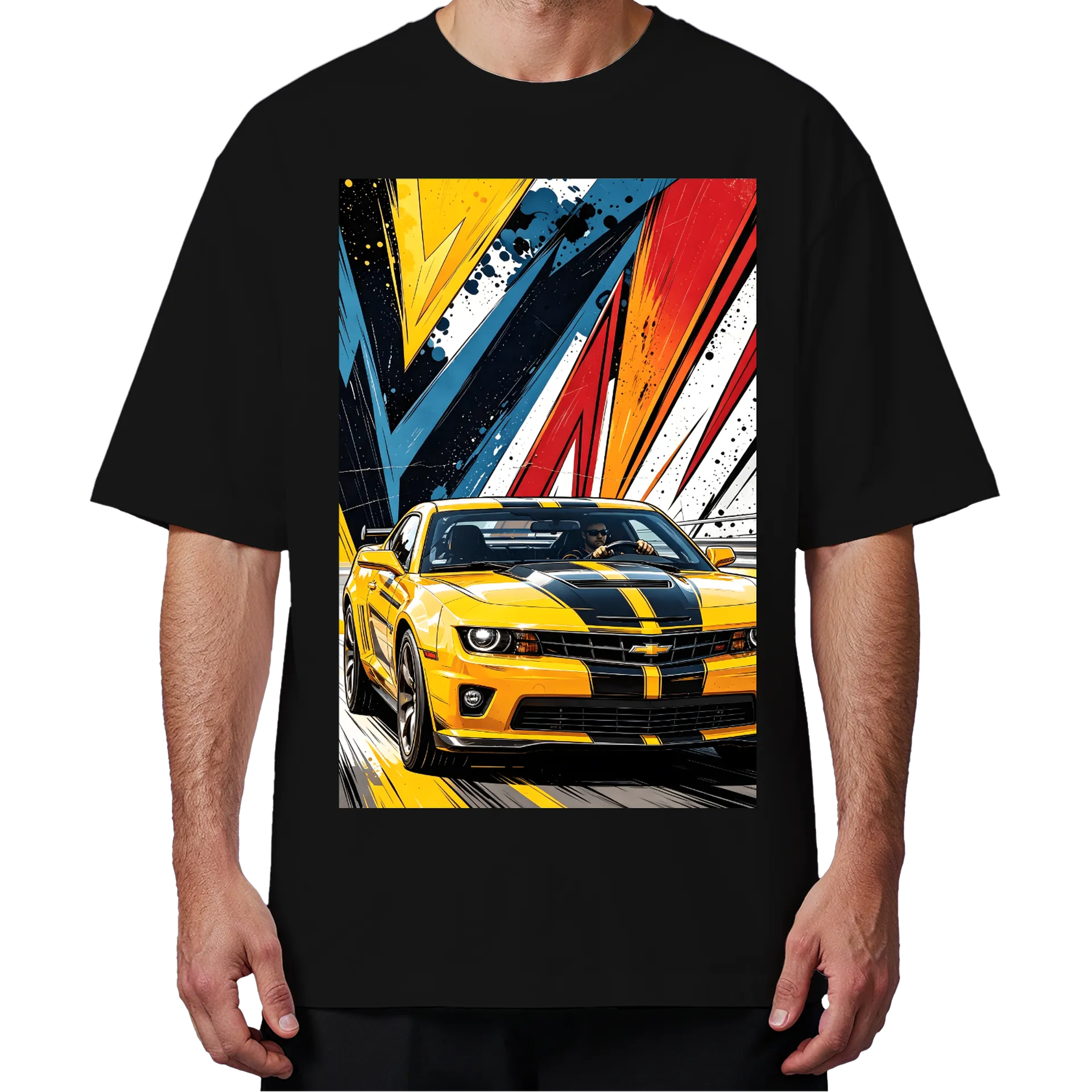 Camiseta Oversized Yellow Camaro - Imagem 4