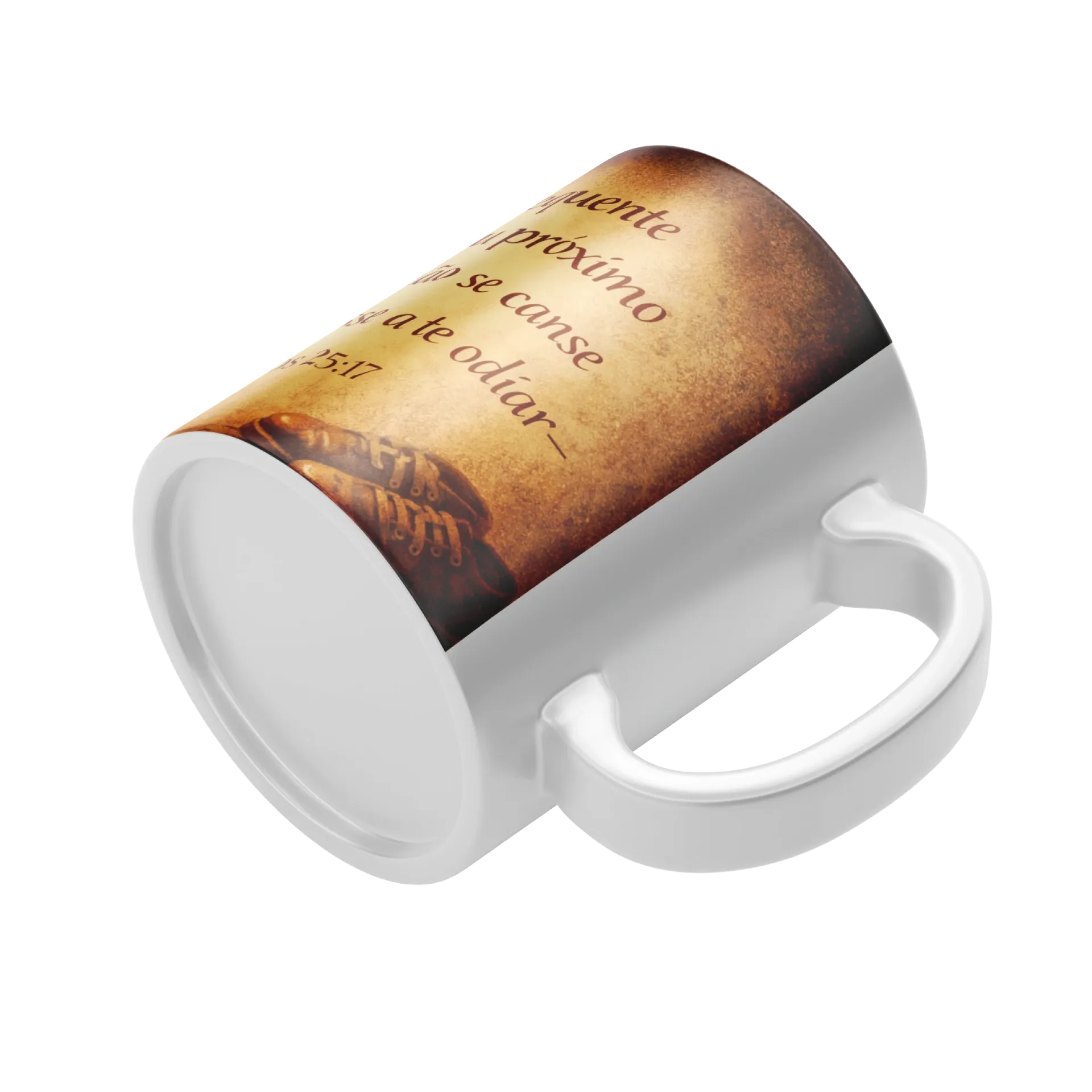 Caneca provérbios 25:17 - Imagem 4
