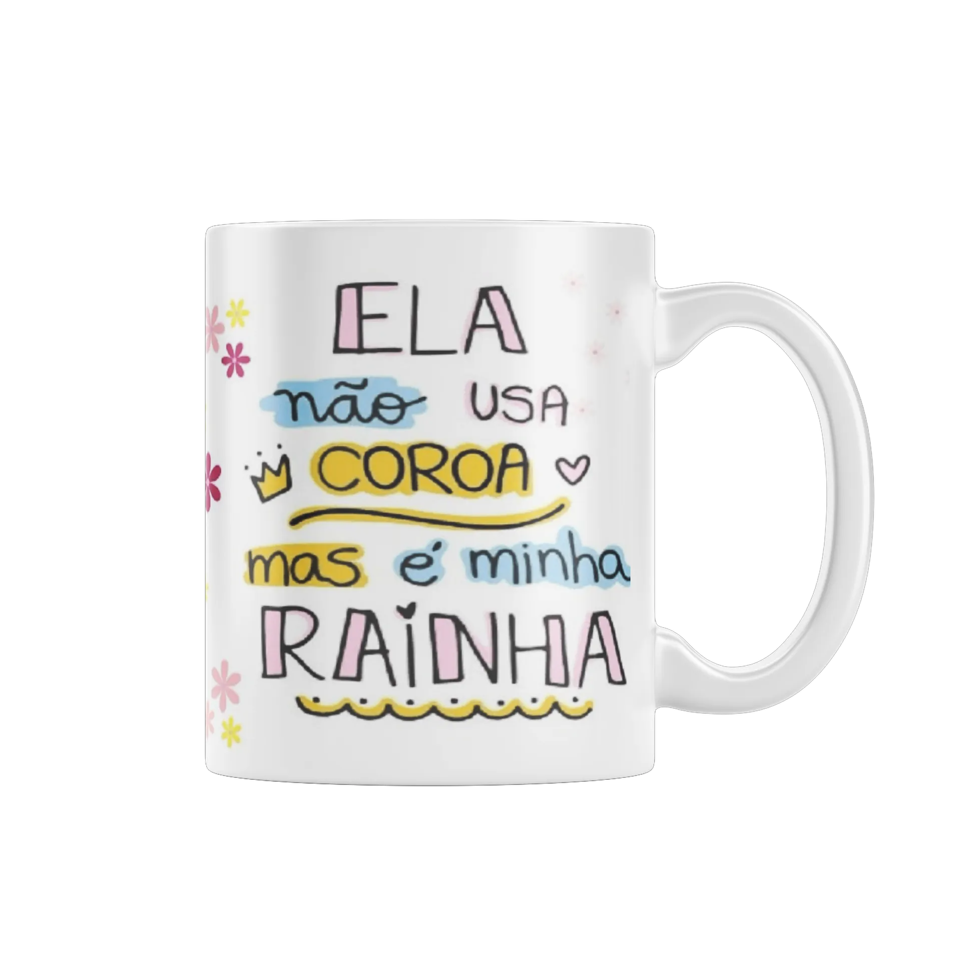 Caneca Porcelana Mãe Que Também É Pai 325ml - Imagem 1