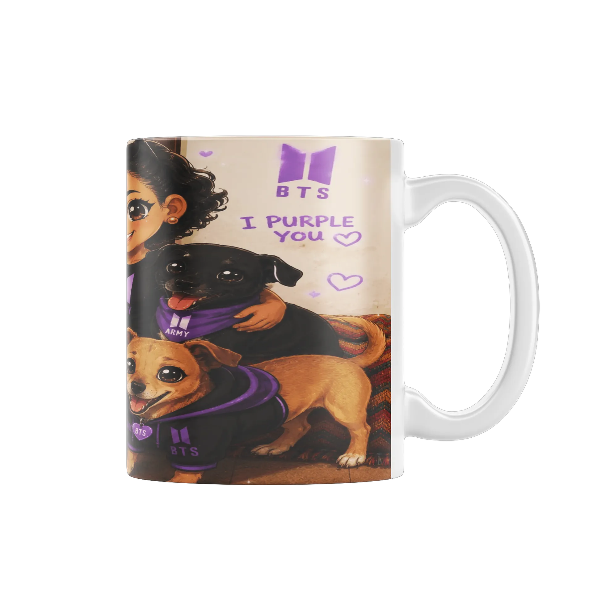 Caneca Army Protetora de Animais  de Anja Protetora  — imagem 1 de 4