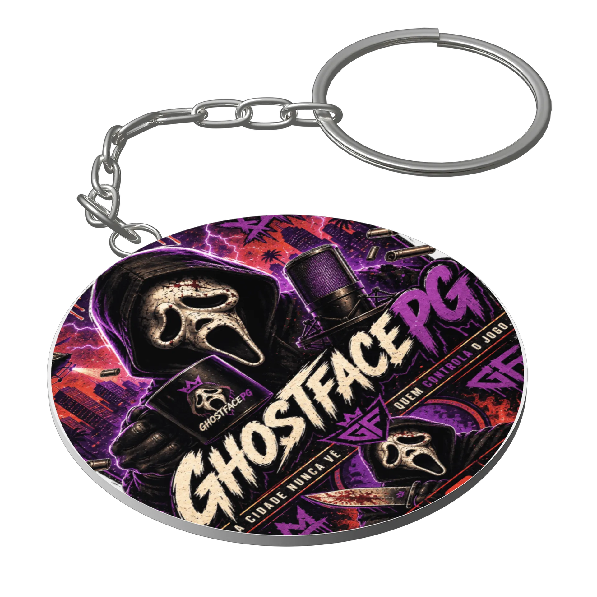 Chaveiro GHOSTPG CALIFORNIA - Imagem 1