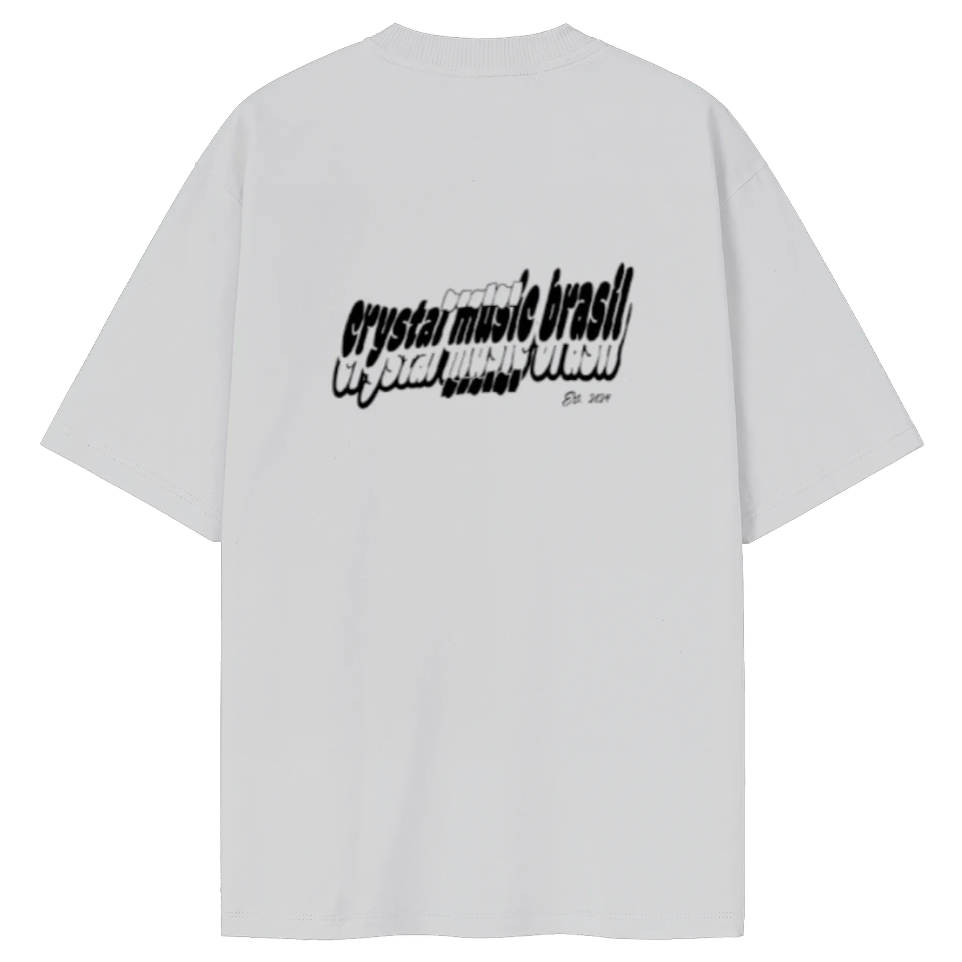 Camiseta Oversized CMB "Distortion" - Branco - Imagem 2