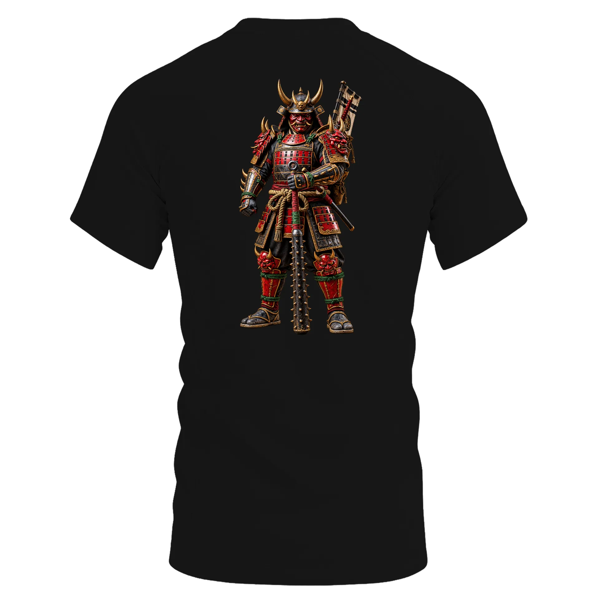Camiseta Dry Fit Samurai Oni Armadura Japonesa Respirável - Imagem 2