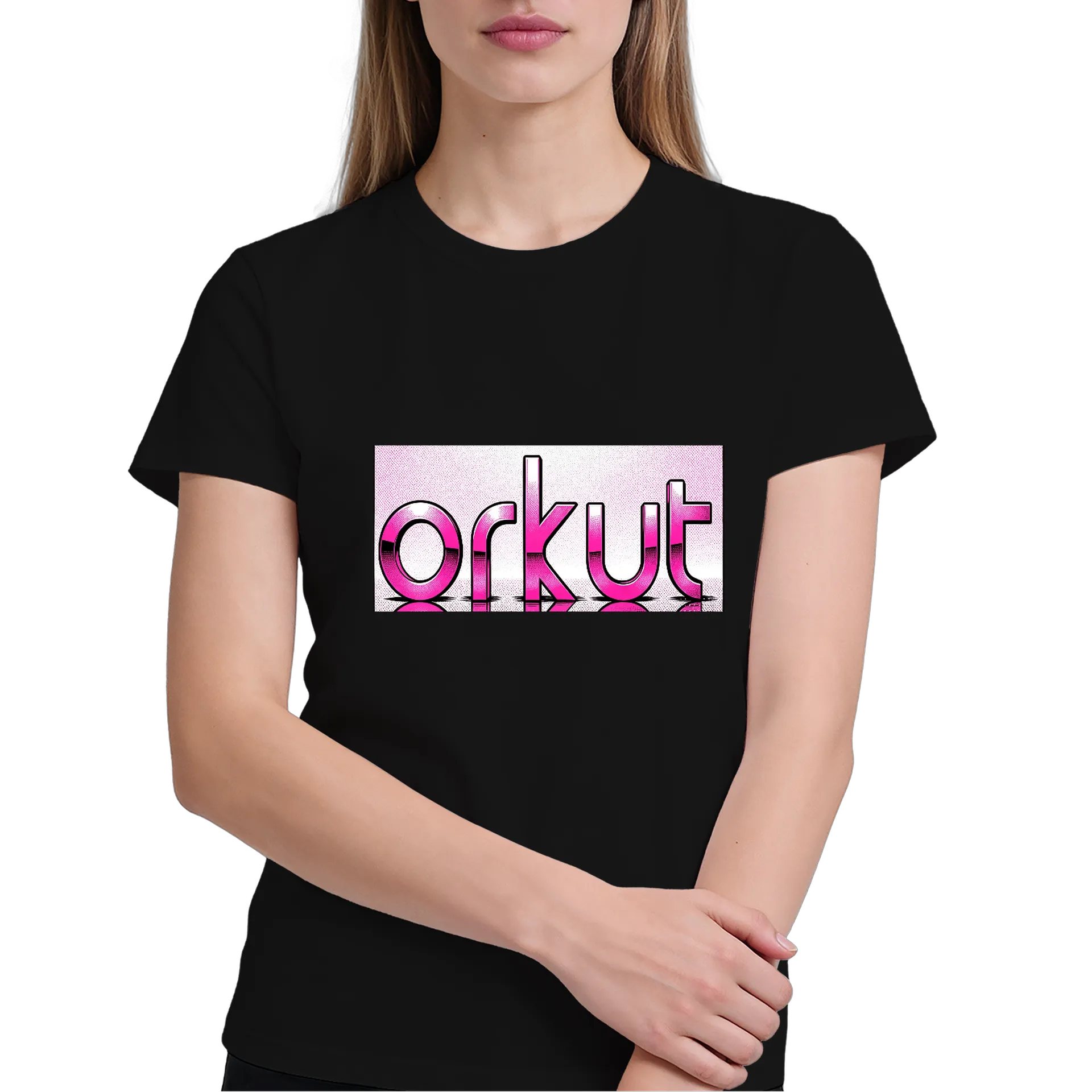 Camiseta Glam Pink Art 100% Algodão - Imagem 4