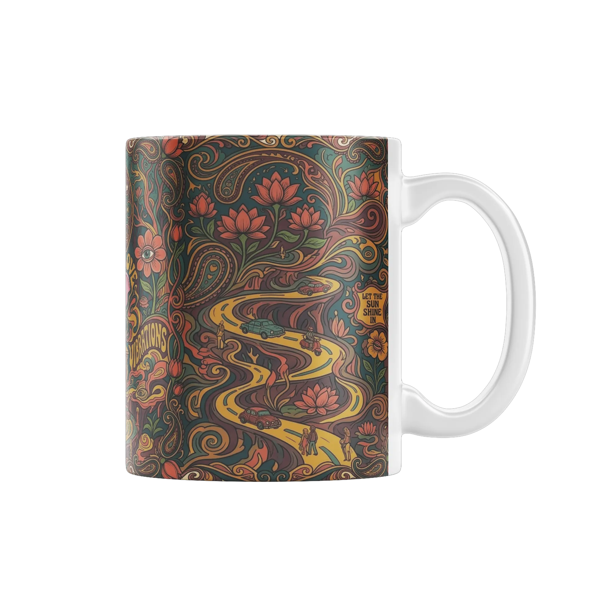 Caneca Anos 60s de Programa Irrelefante — imagem 2 de 4