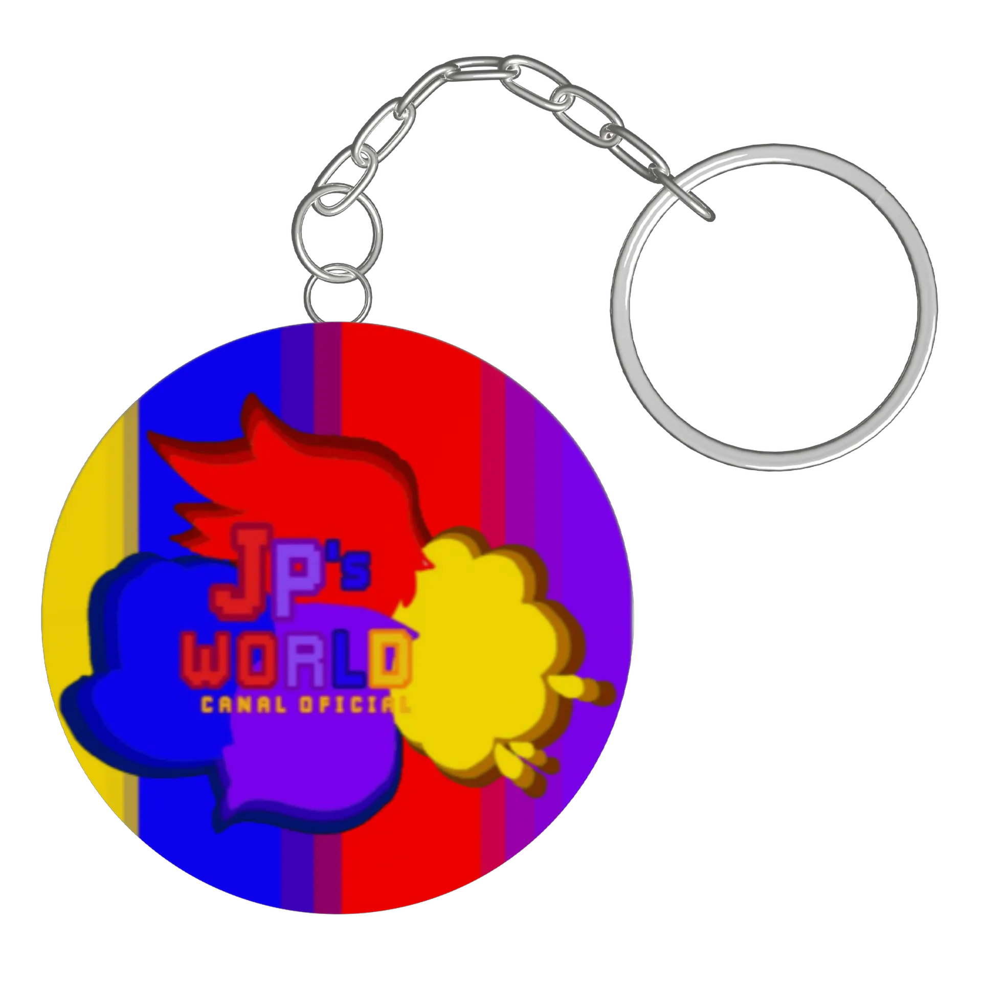 CHAVEIRO (JP'S WORLD) LOGO🟣🔵🟡🔴 de ★JP'S WORLD★