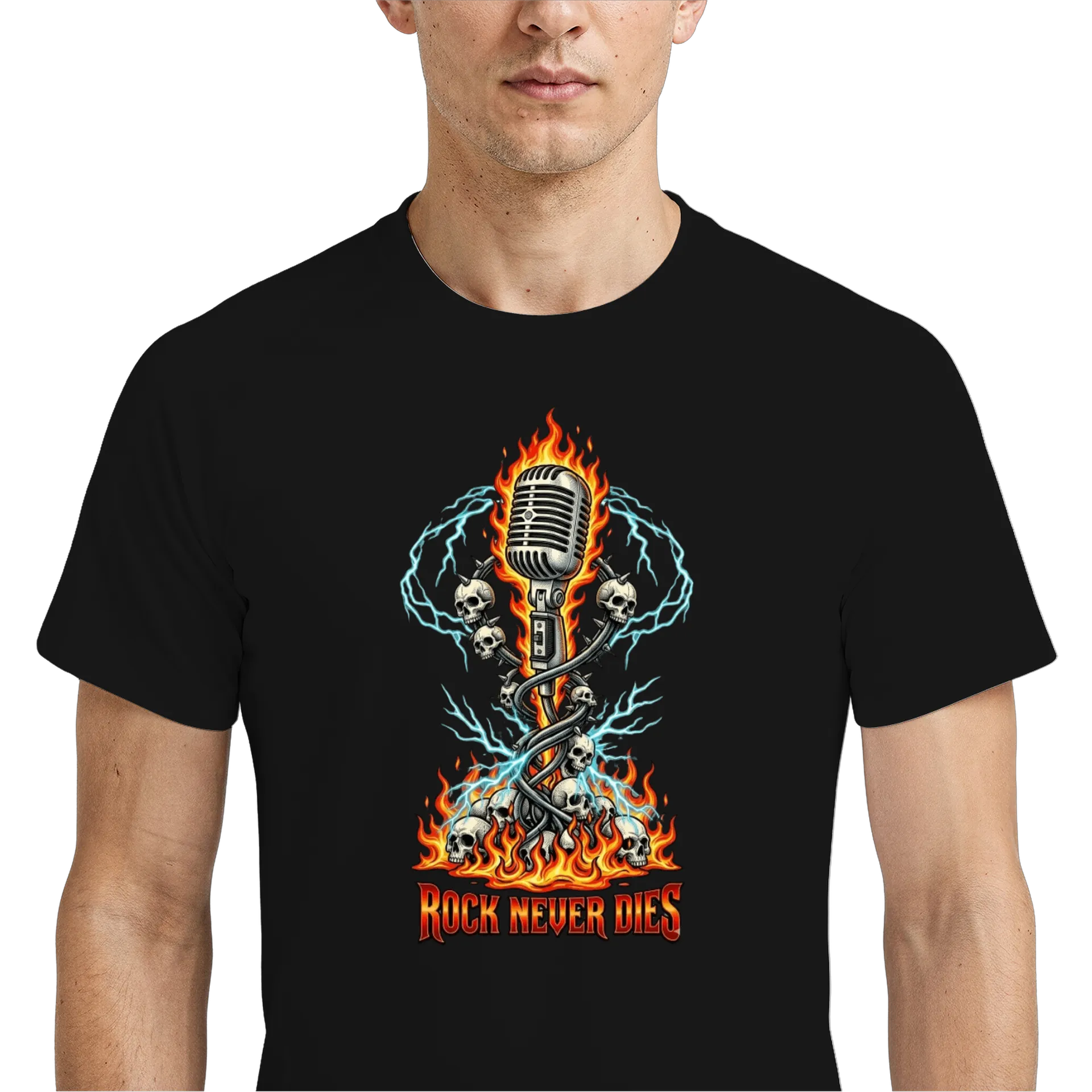 Camiseta ROCK NEVER DIES 4 - Imagem 4