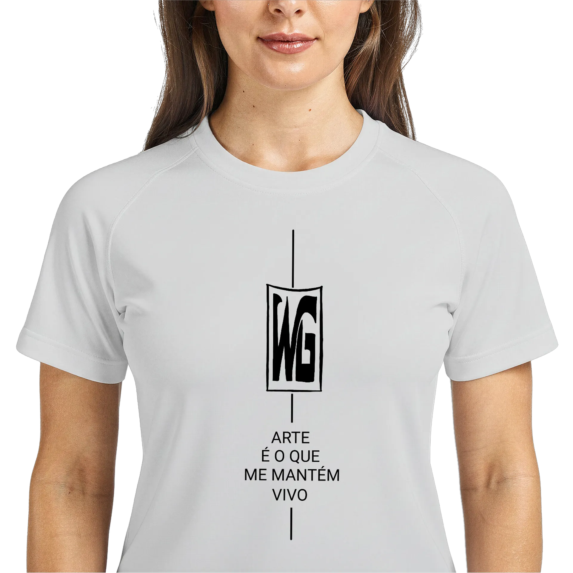 Camiseta Dry Fit Elfo de Capuz Realista Monocromático - Imagem 3