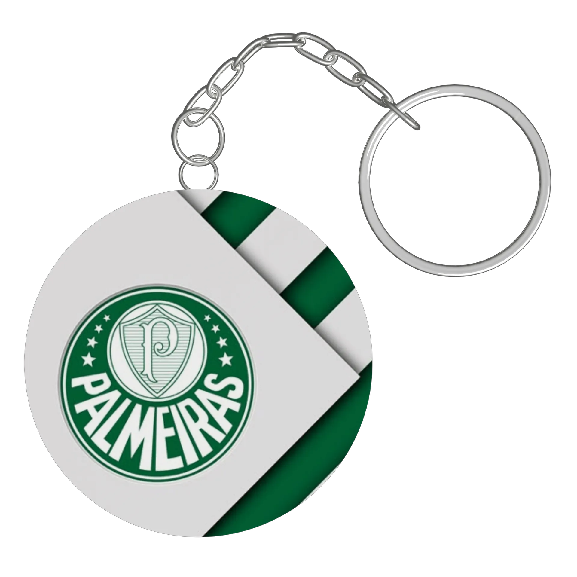 Chaveiro MDF Logotipo Palmeiras 5x5cm - Imagem 3