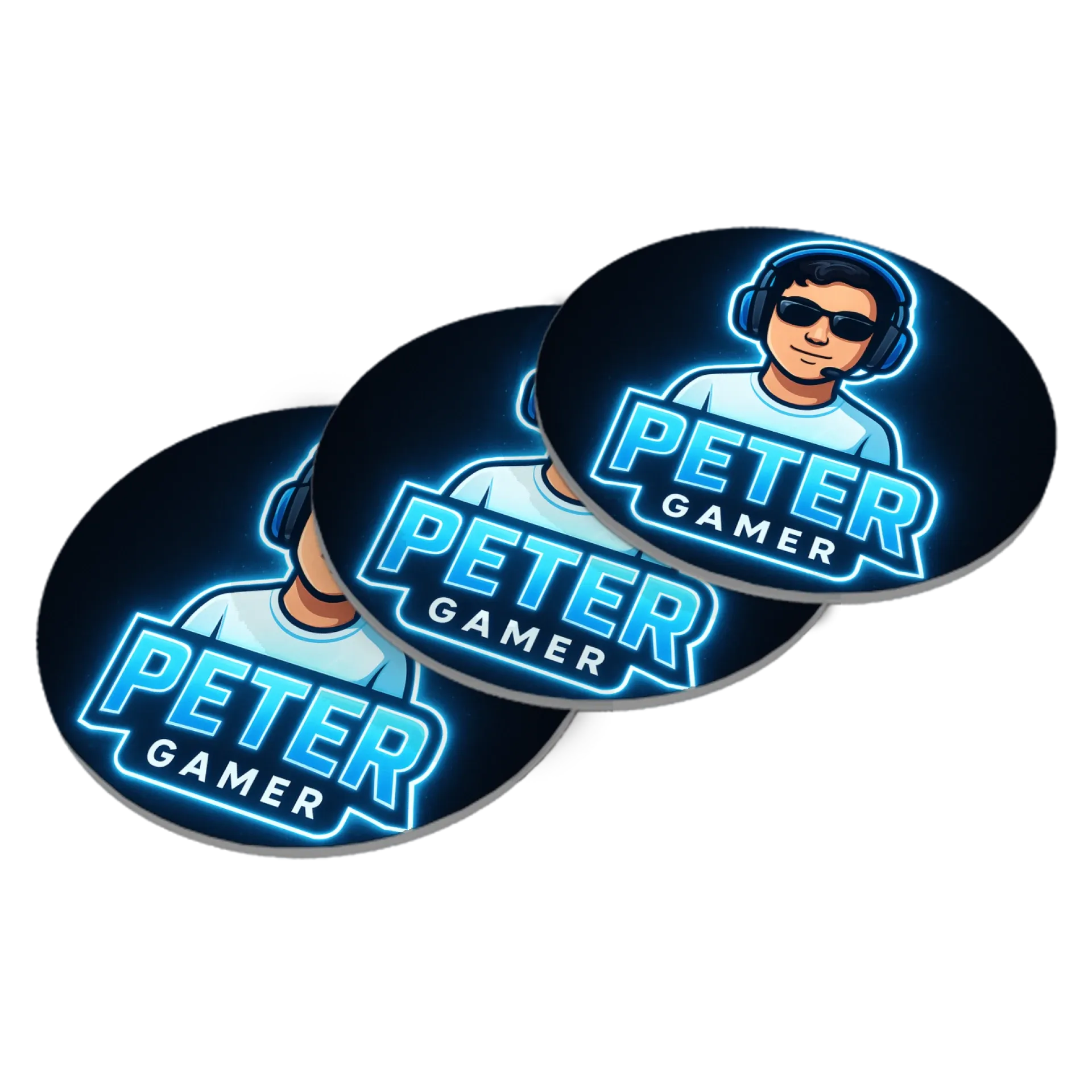 Porta-copos personalizado de Peter Gamer