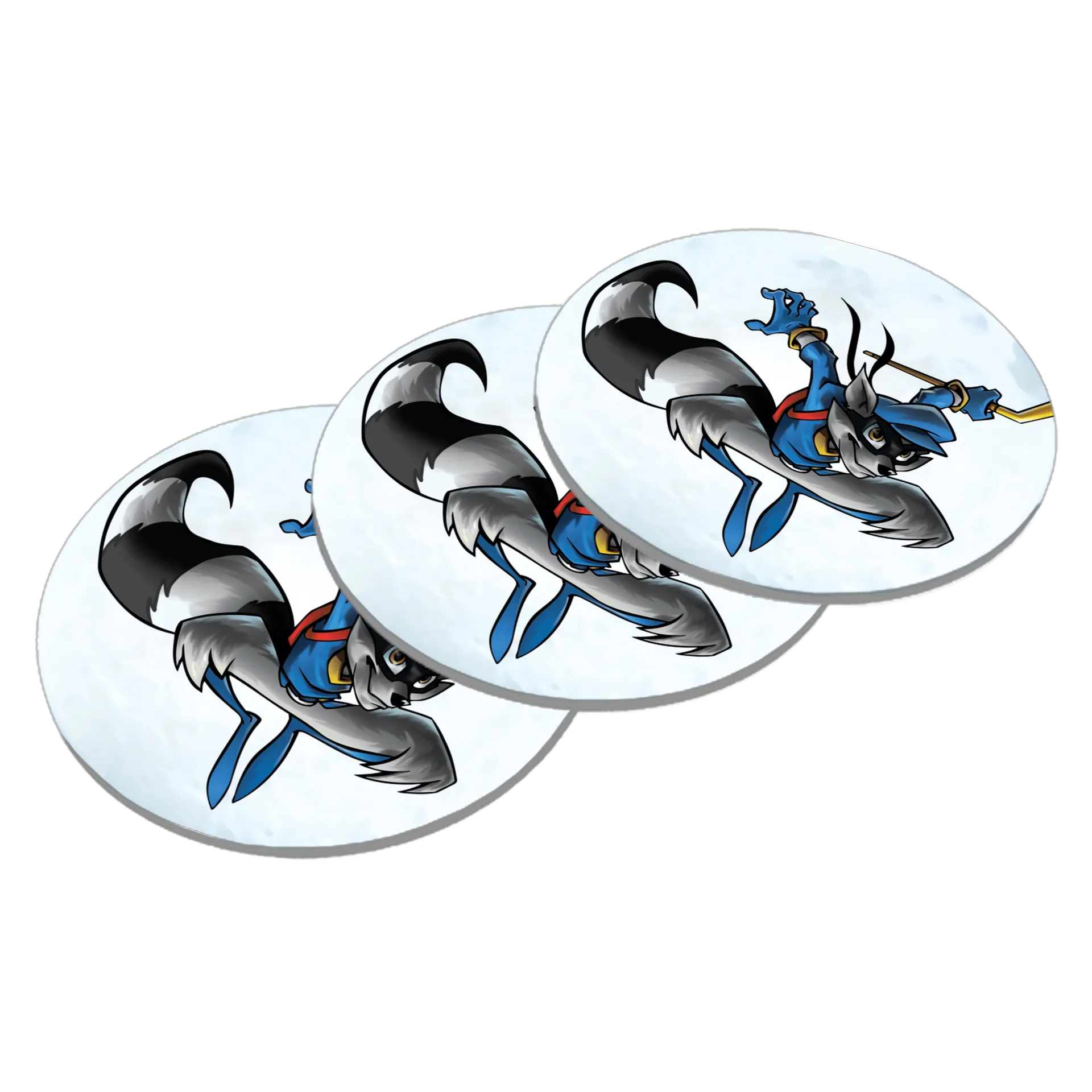 Porta-copo MDF Ladrão Estilo Cartoon - Imagem 3