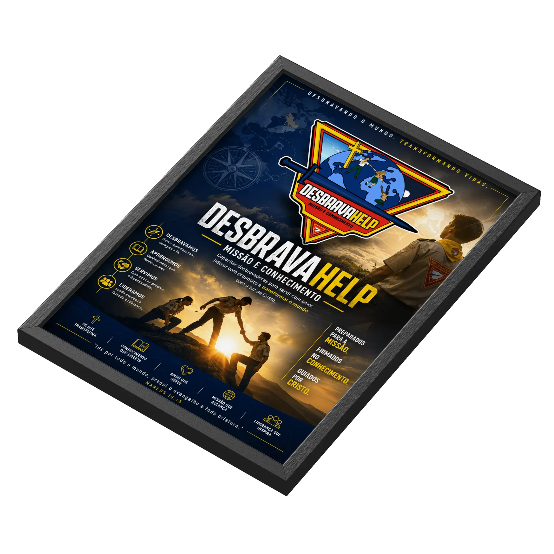 Quadro Desbravahel A3 personalizado - Imagem 3