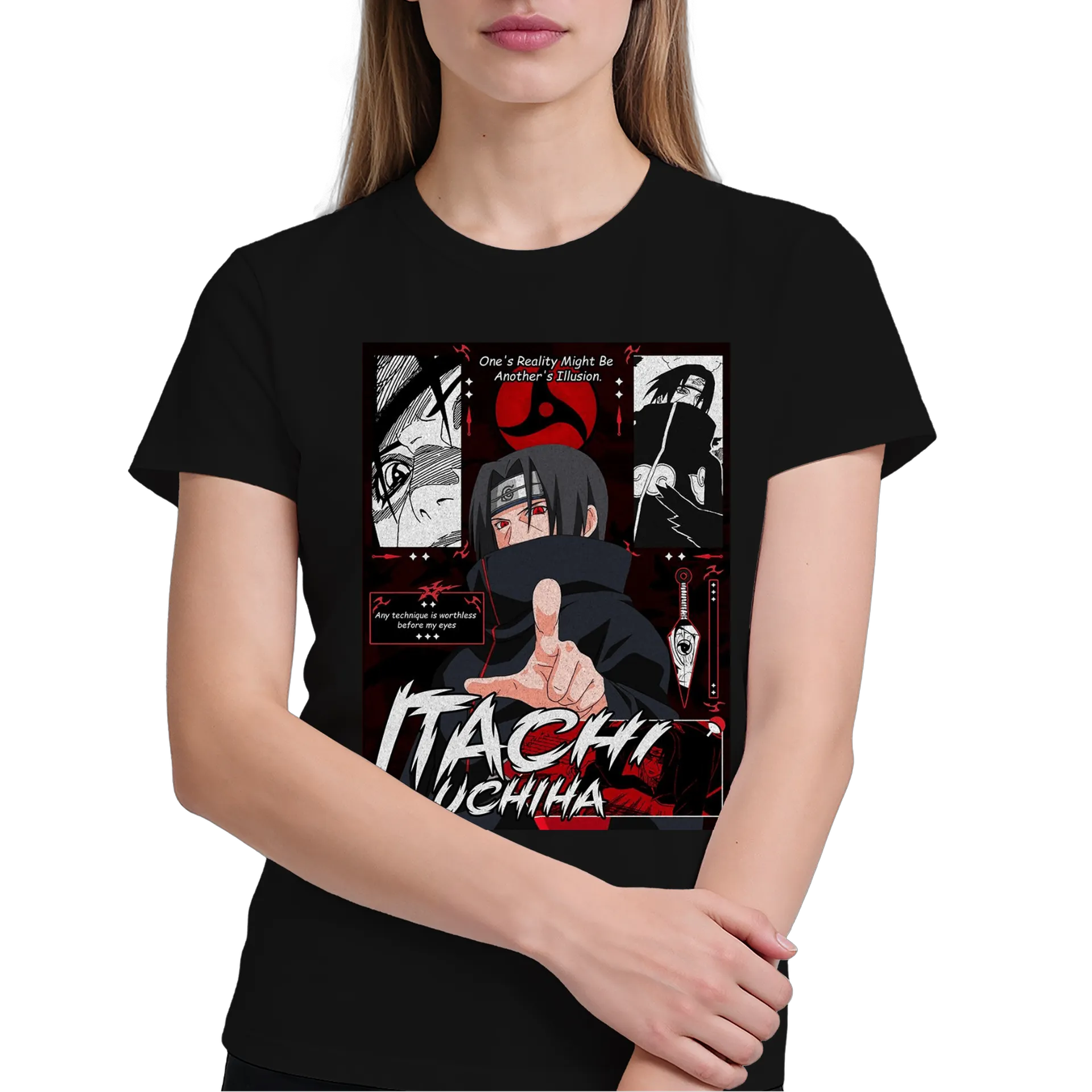 Camiseta personalizada Itachi uchiha - Imagem 4