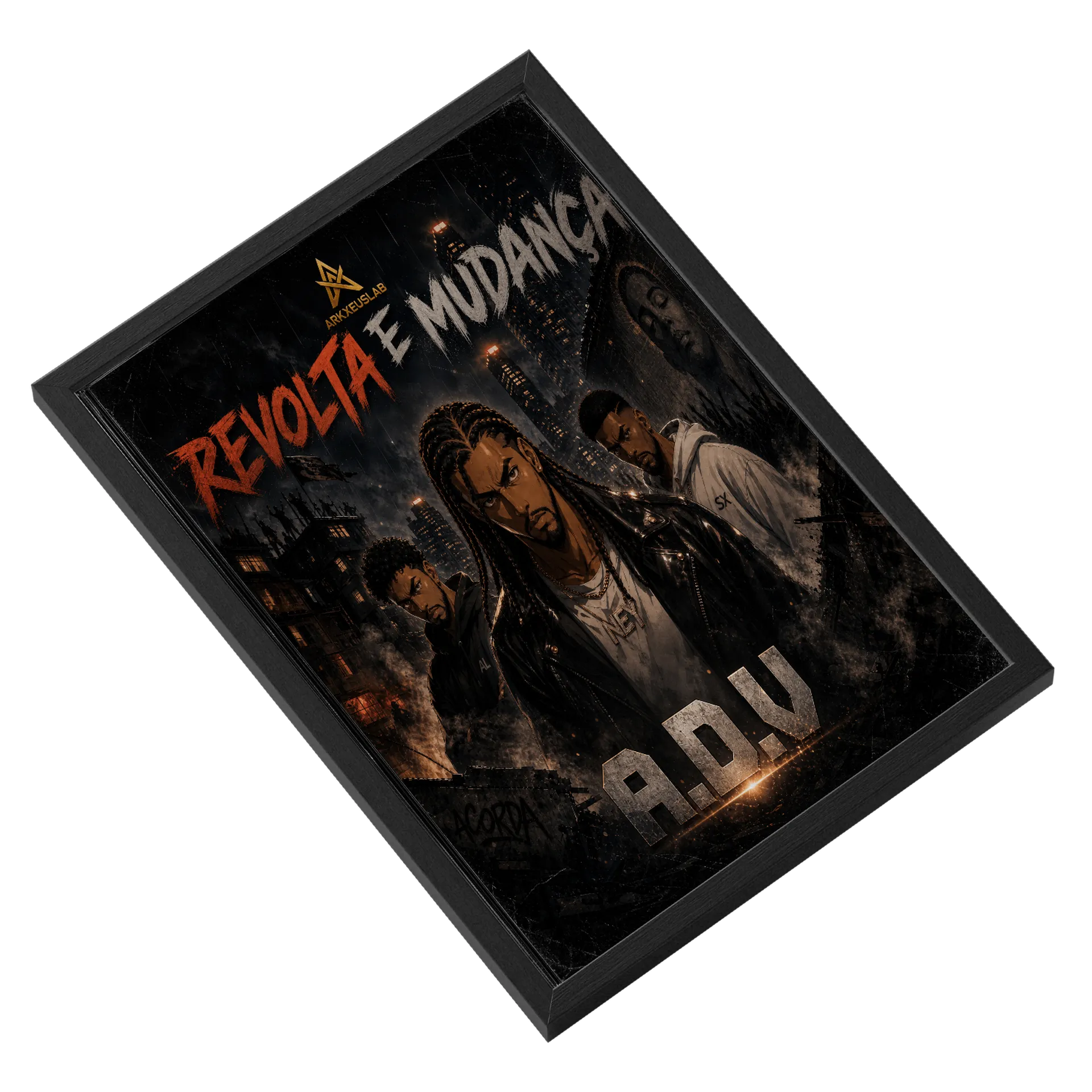 Quadro A3 personalizado Com Vidro - Imagem 2