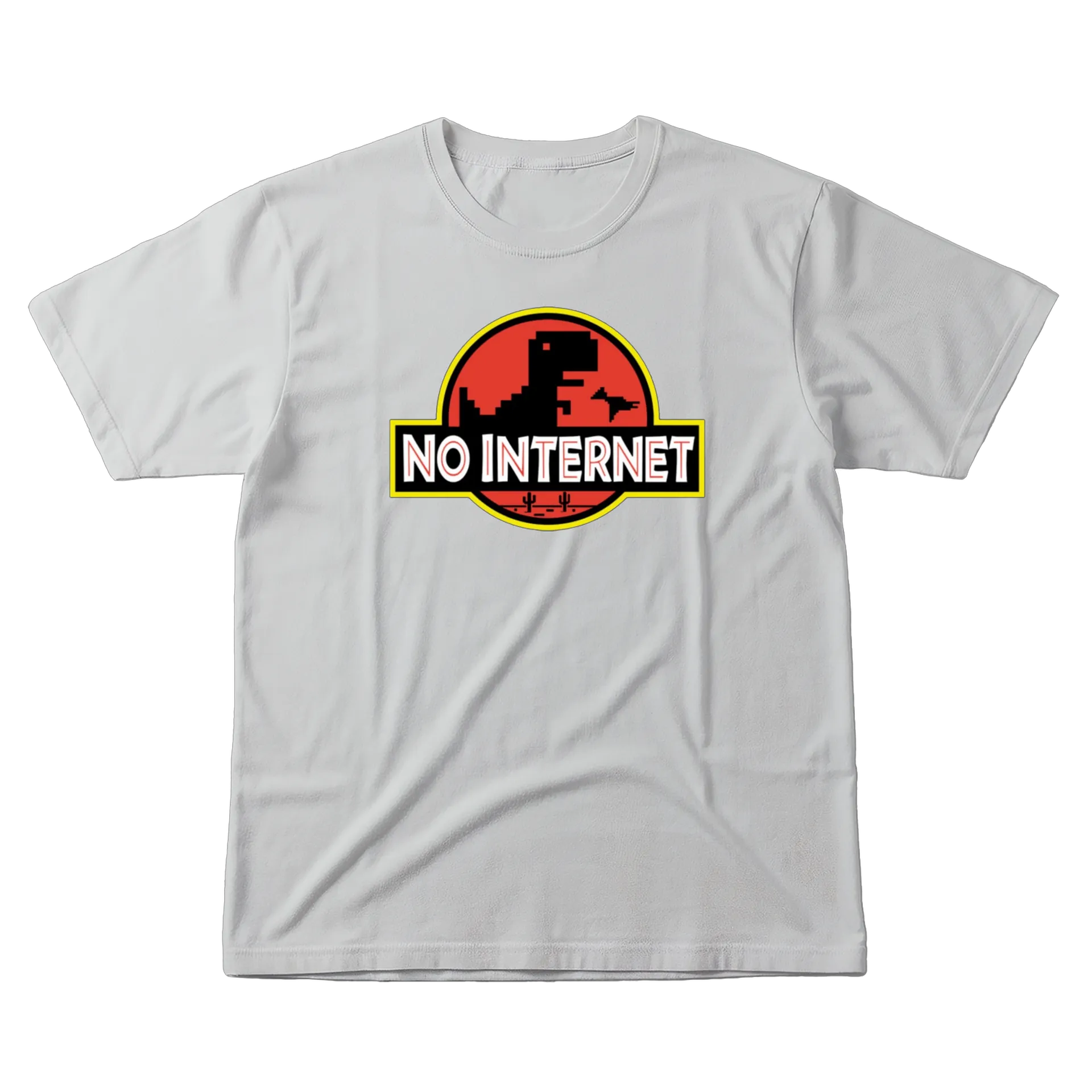 Camiseta Dinossauro Pixelado 100% Algodão - Imagem 1