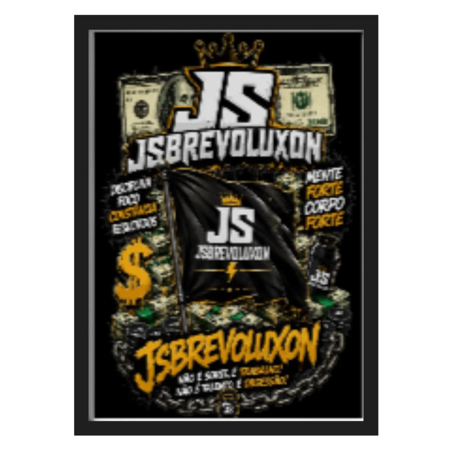 Quadro A3 personalizado jsbrevoluxon - Imagem 1