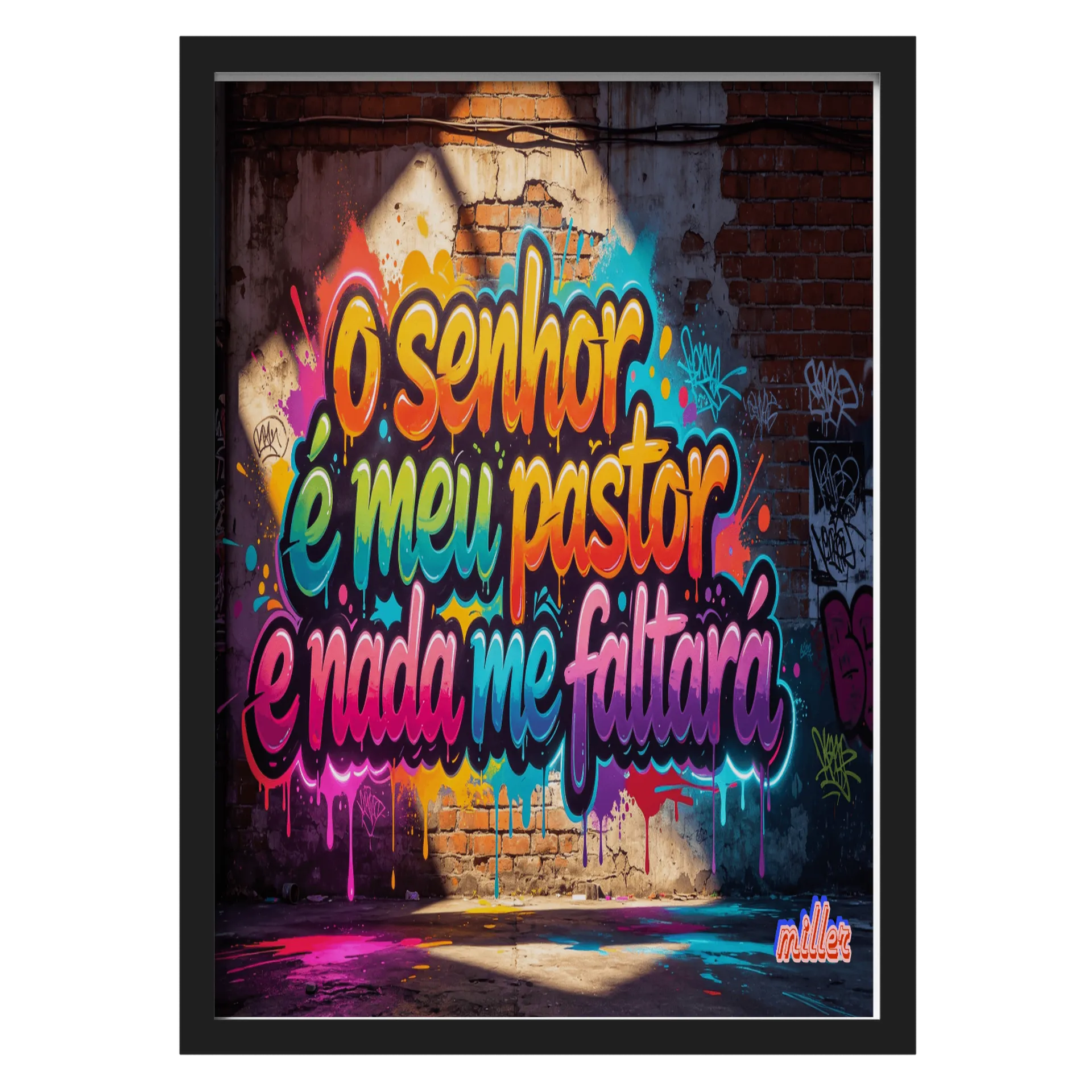 Quadro Personalizado A3 MDF e Vidro - Imagem 1