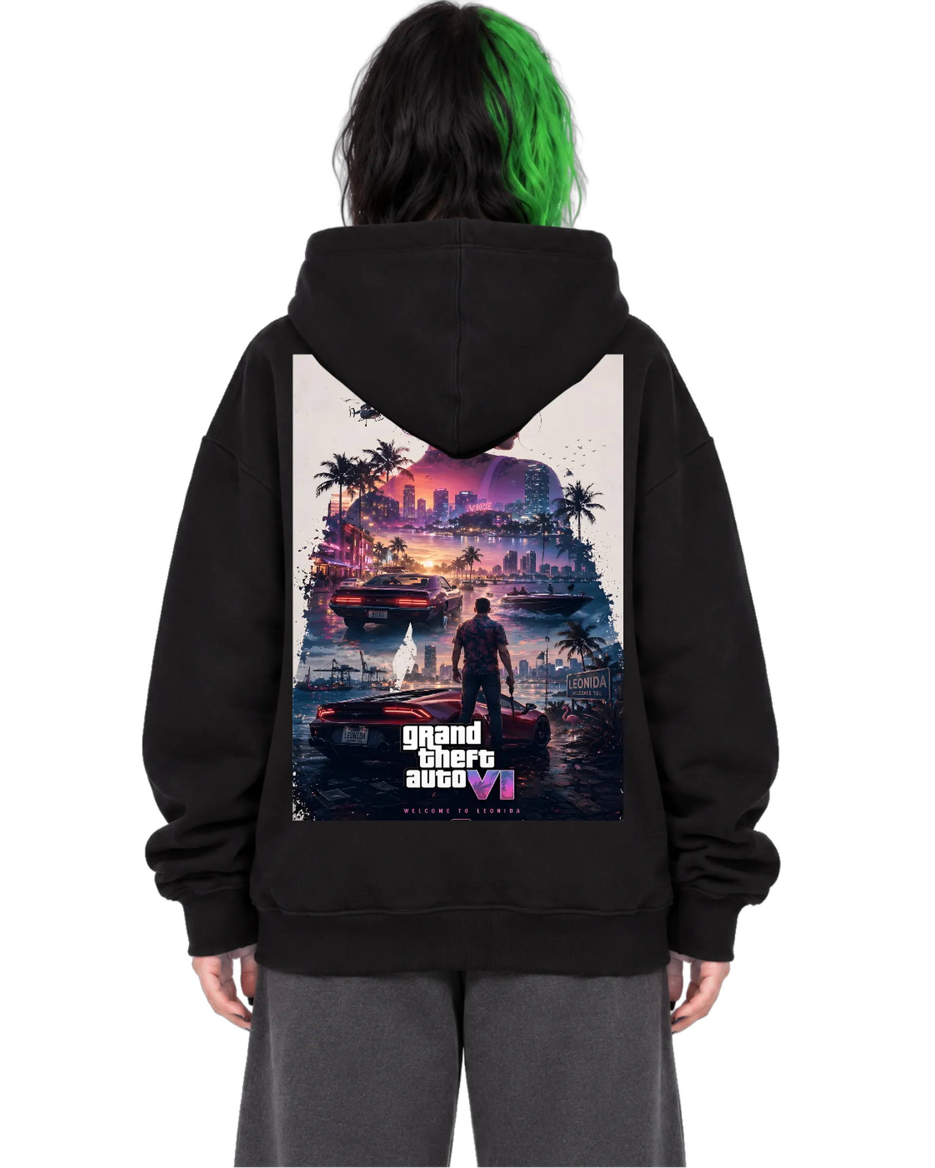 Blusa de moletom personalizada do GTA VI de VINNY KBULOSO OFICIAL — imagem 2 de 6