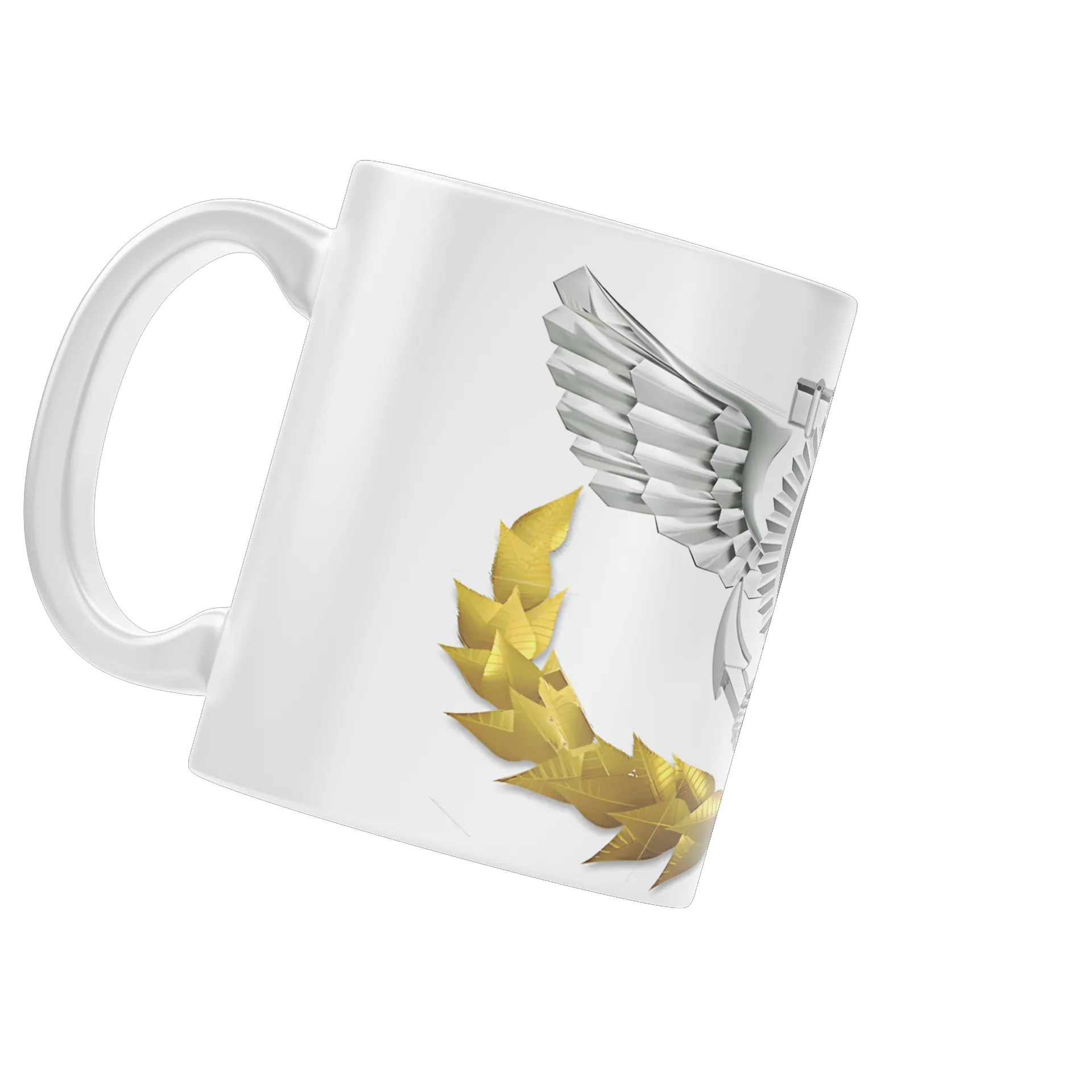 Caneca Brasão com Asas e Louros 325ml - Imagem 3