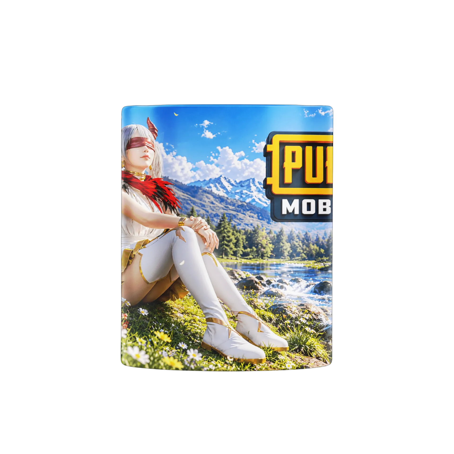 Caneca PUBG Mobile Personagem em Paisagem 325ml - Imagem 2