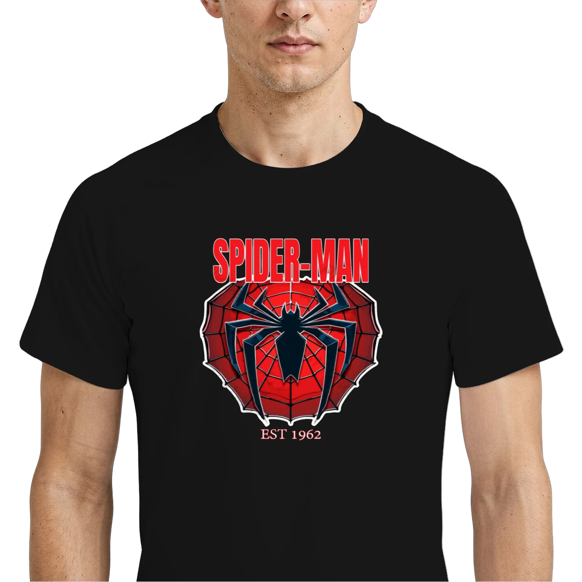 Camiseta Dry Fit Aranha Spider-Man Estampa Colorida - Imagem 4