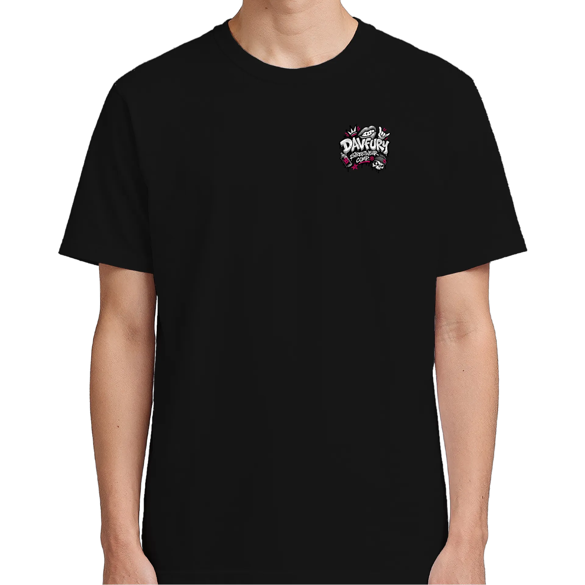 Camiseta "Outcasts Never Die" - Davfury Streetwear Comp. ® de Davfury Streetwear Comp. — imagem 4 de 6