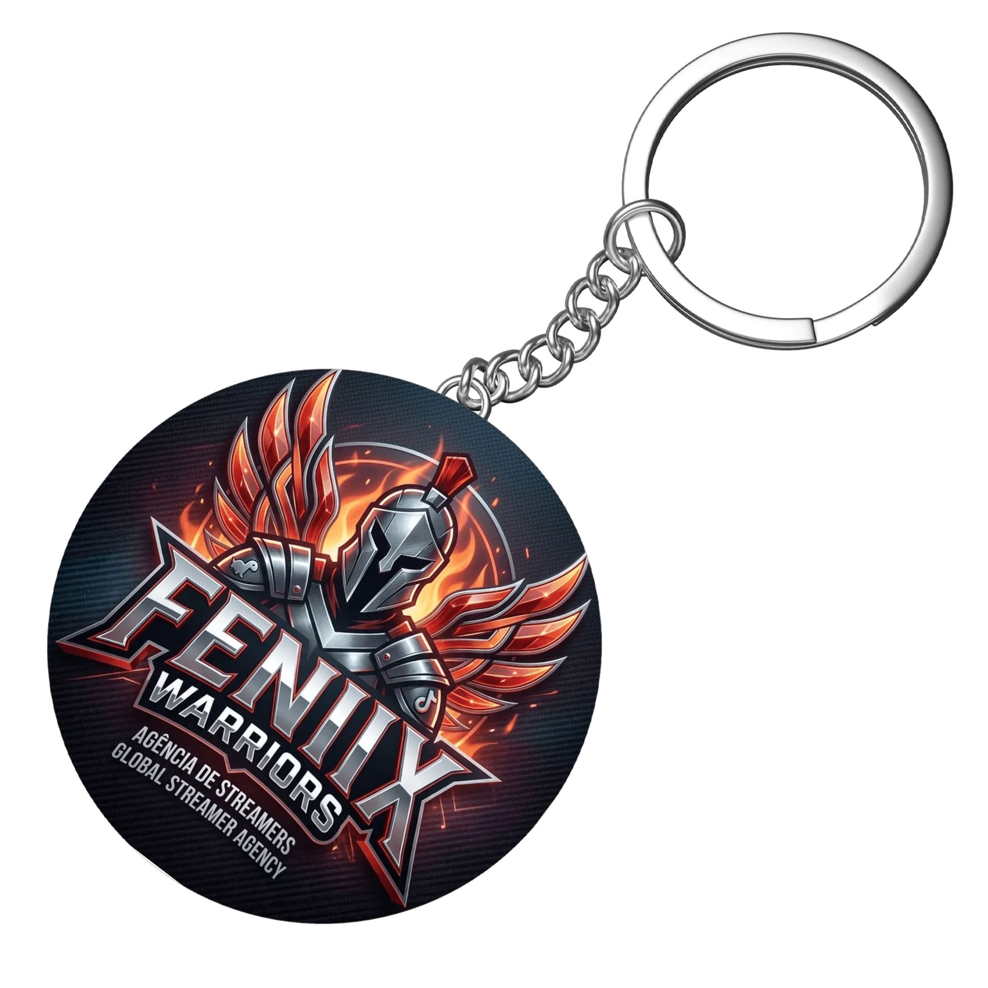 Chaveiro MDF Guerreiro Fênix Personalizado - Imagem 4