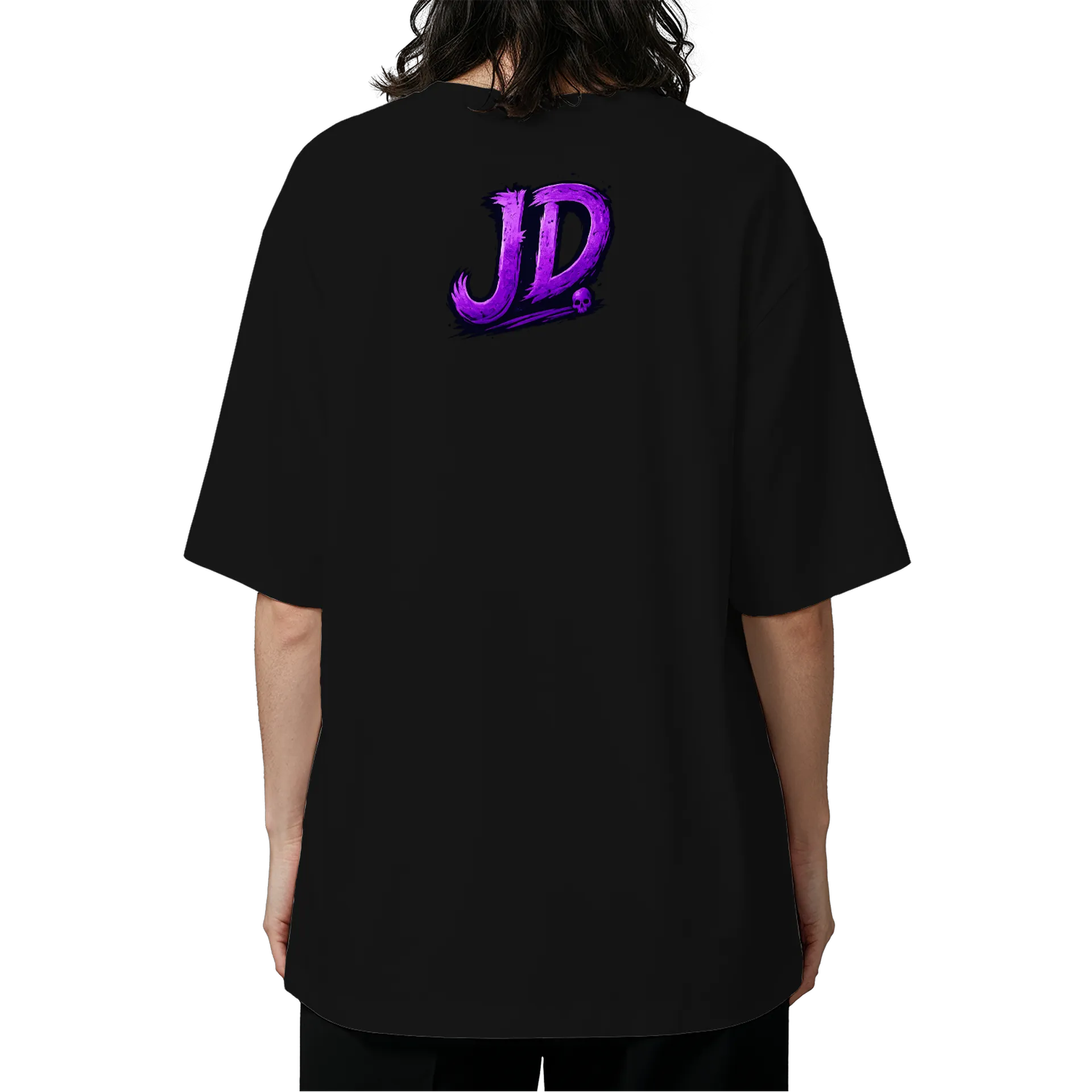Camiseta Oversized Cursed by the Sea - Esqueleto - Imagem 5