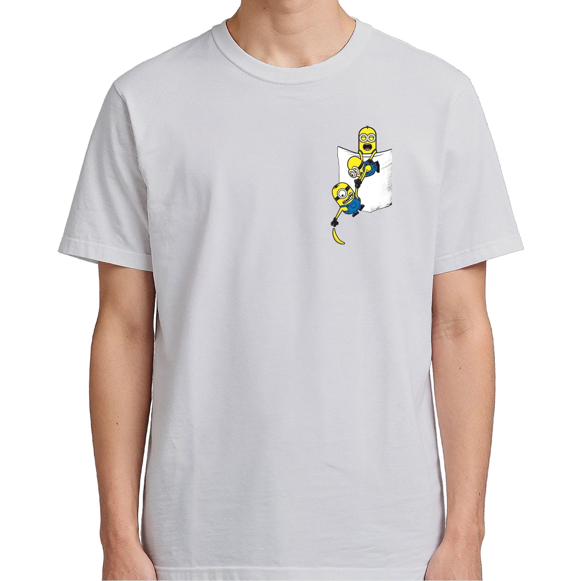 Camiseta Dragão Amarela 100% Algodão - Imagem 5