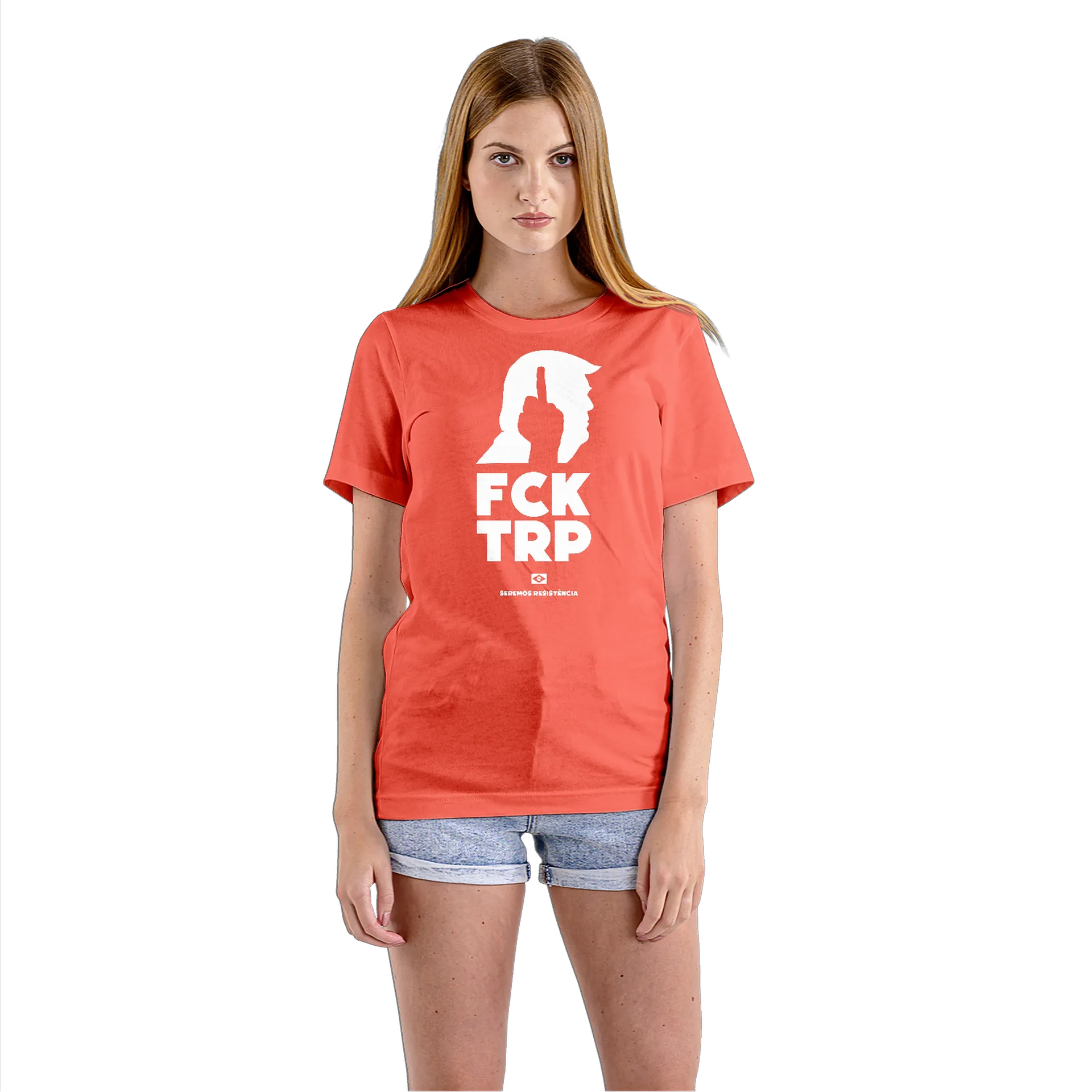 Camiseta Babylook FCK TRP 100% Algodão - Imagem 3