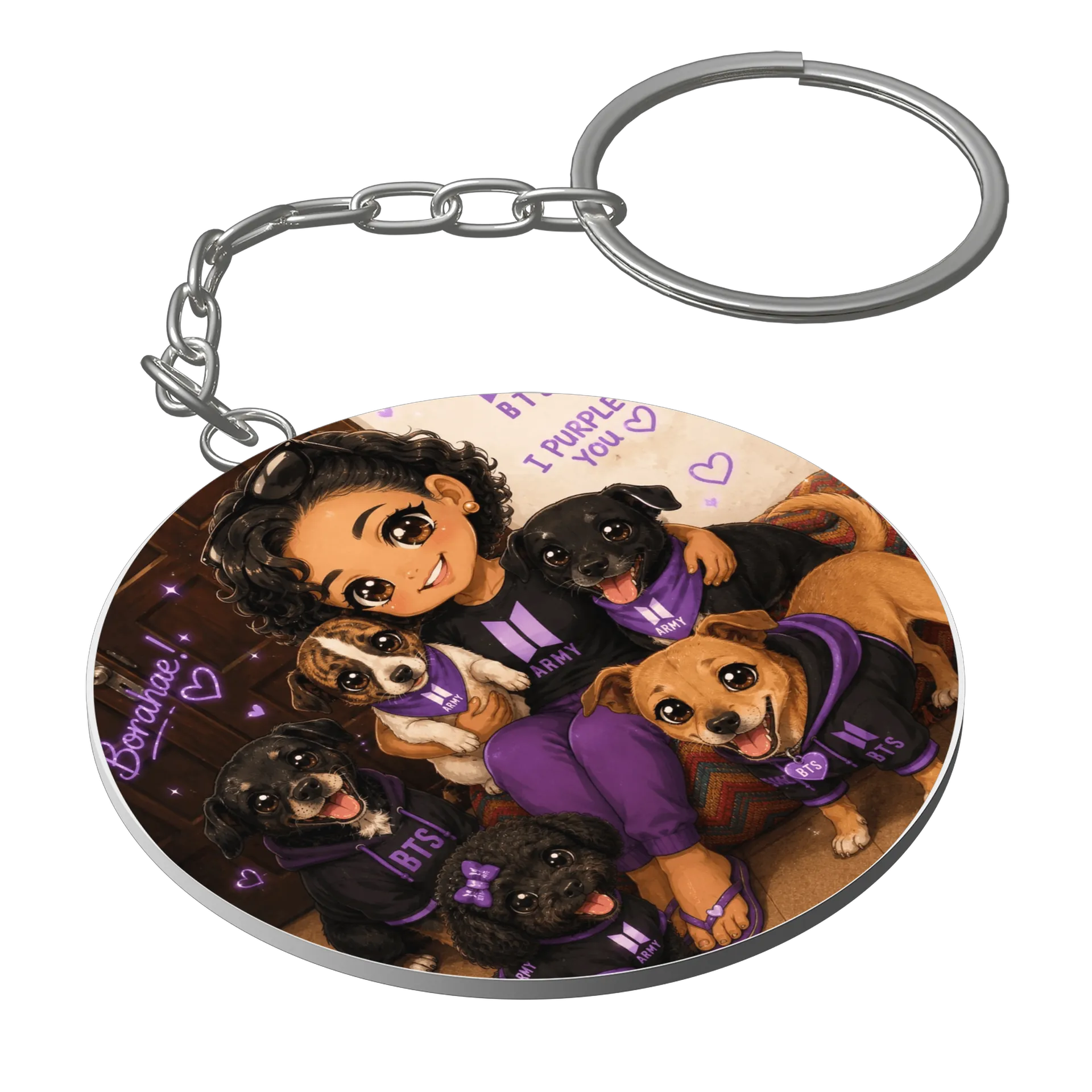 Chaveiro personalizado Army Protetora de Animais  de Anja Protetora  — imagem 1 de 3