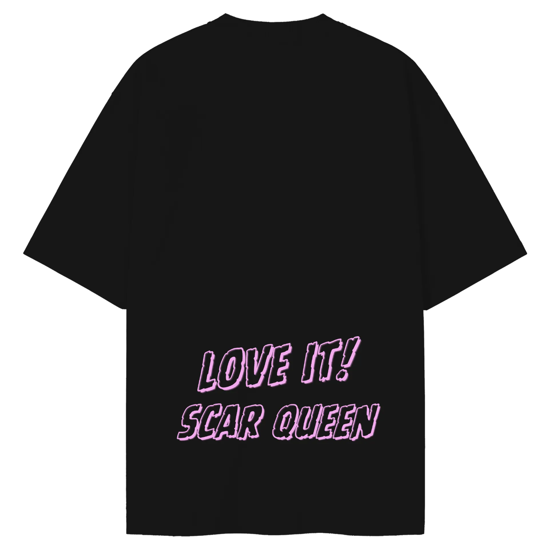 Camiseta Oversized Dragão Vermelho 100% Algodão de Scarllett Queen — imagem 2 de 6