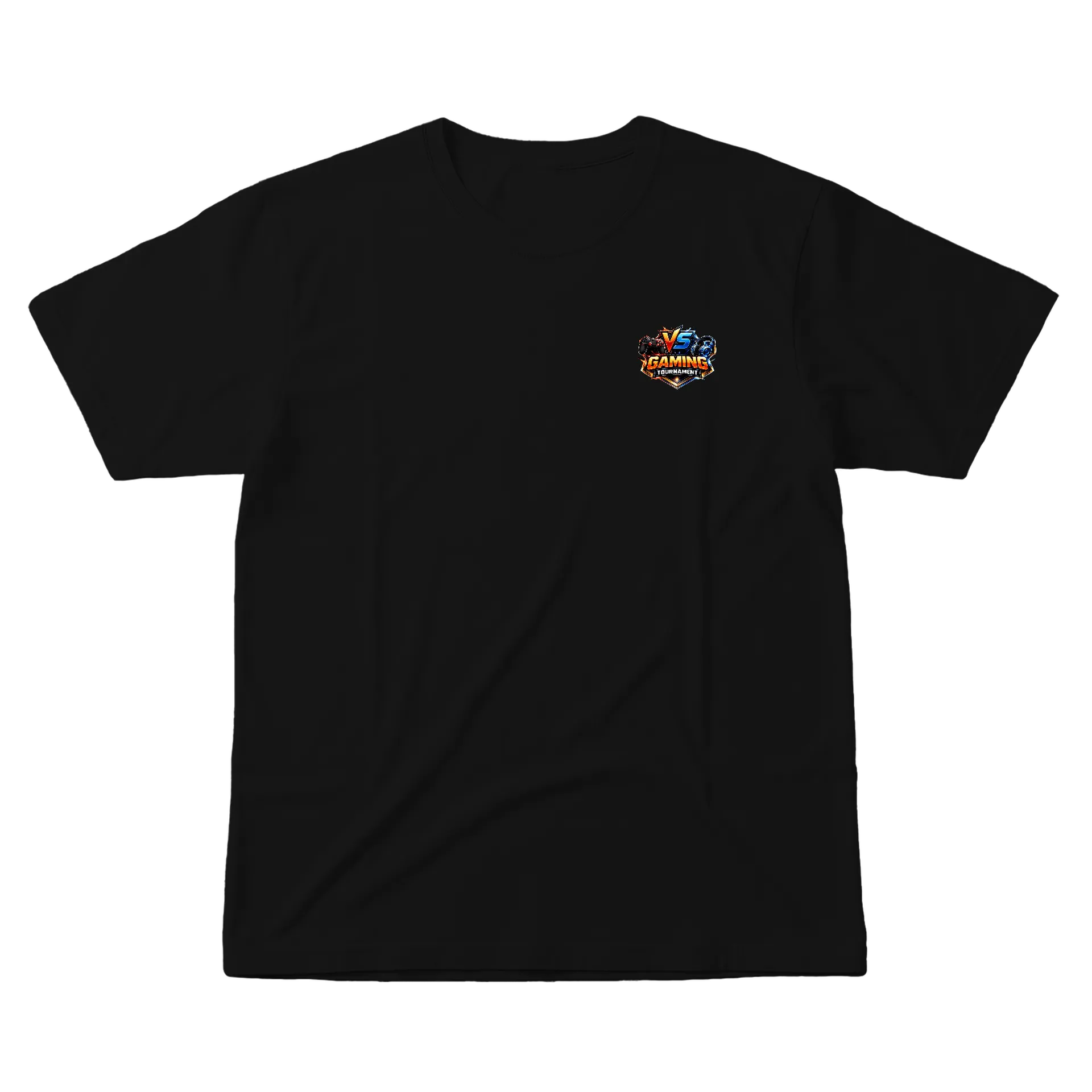 Camiseta VS Gaming Tournament Preto 100% Algodão - Imagem 1