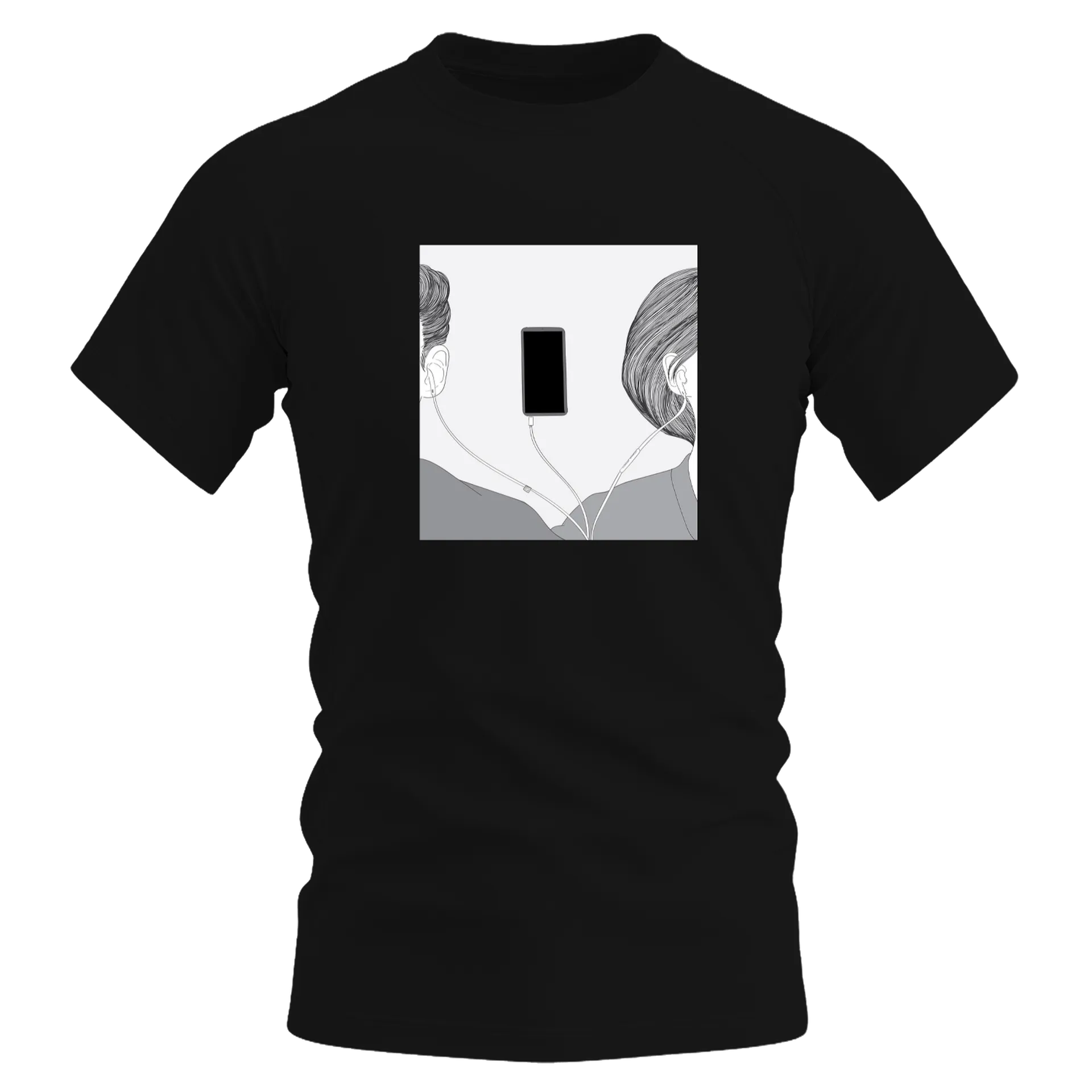 Camiseta Dry Fit Estampa Casal Conectados 100% Polyester de Danny loven
