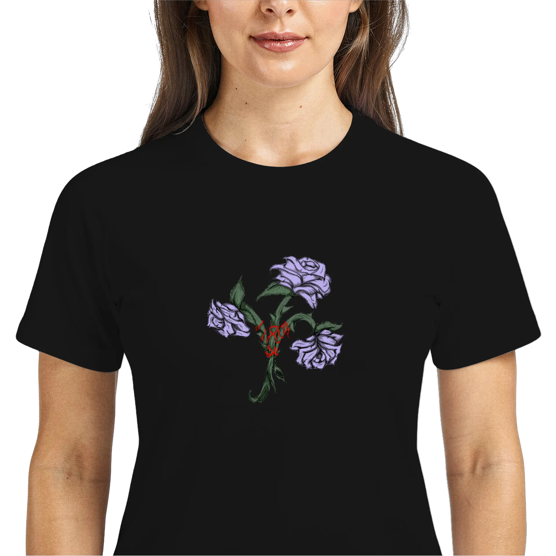 Camiseta DryFit Purple Roses Ketrita - Imagem 3