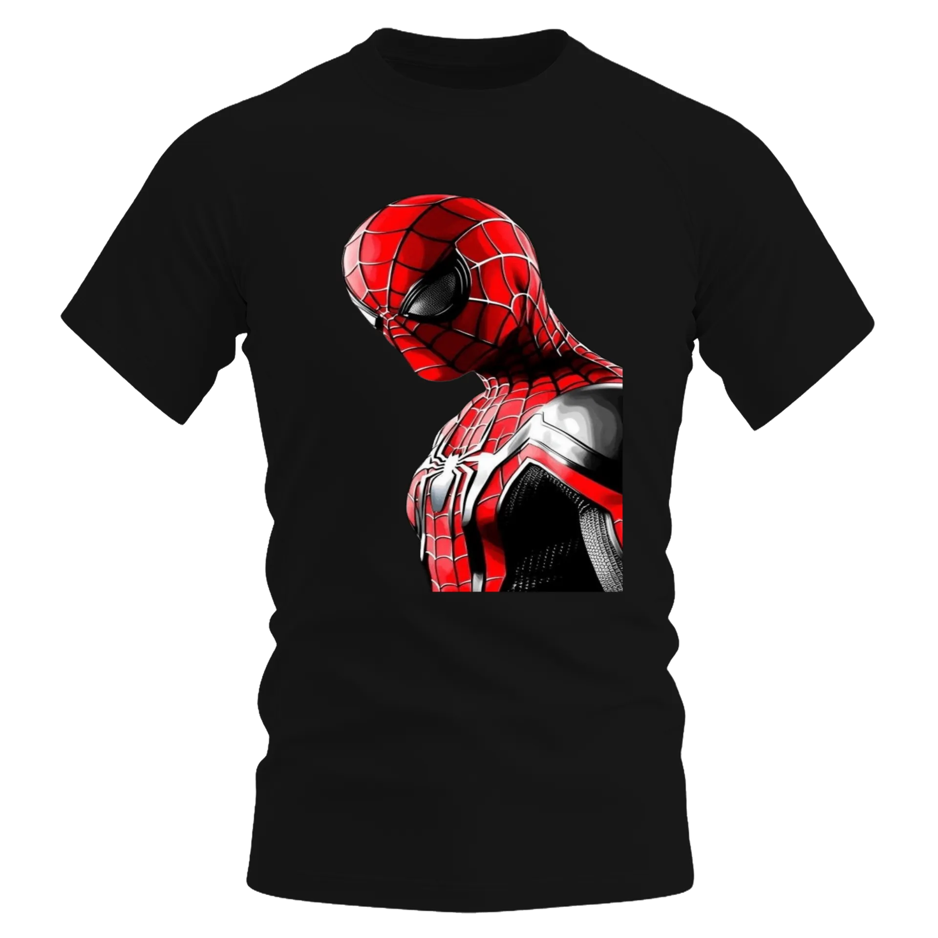 Camiseta Dry Fit Homem-Aranha Estampa Colorida 100% Algodão - Imagem 1