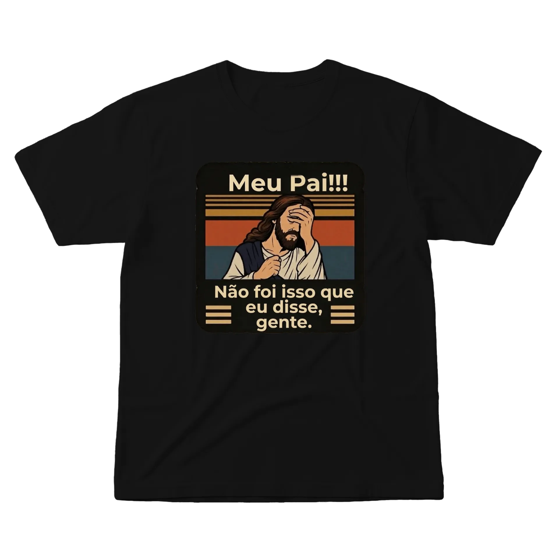 Camiseta Estampa Meu Pai 100% Algodão - Imagem 1