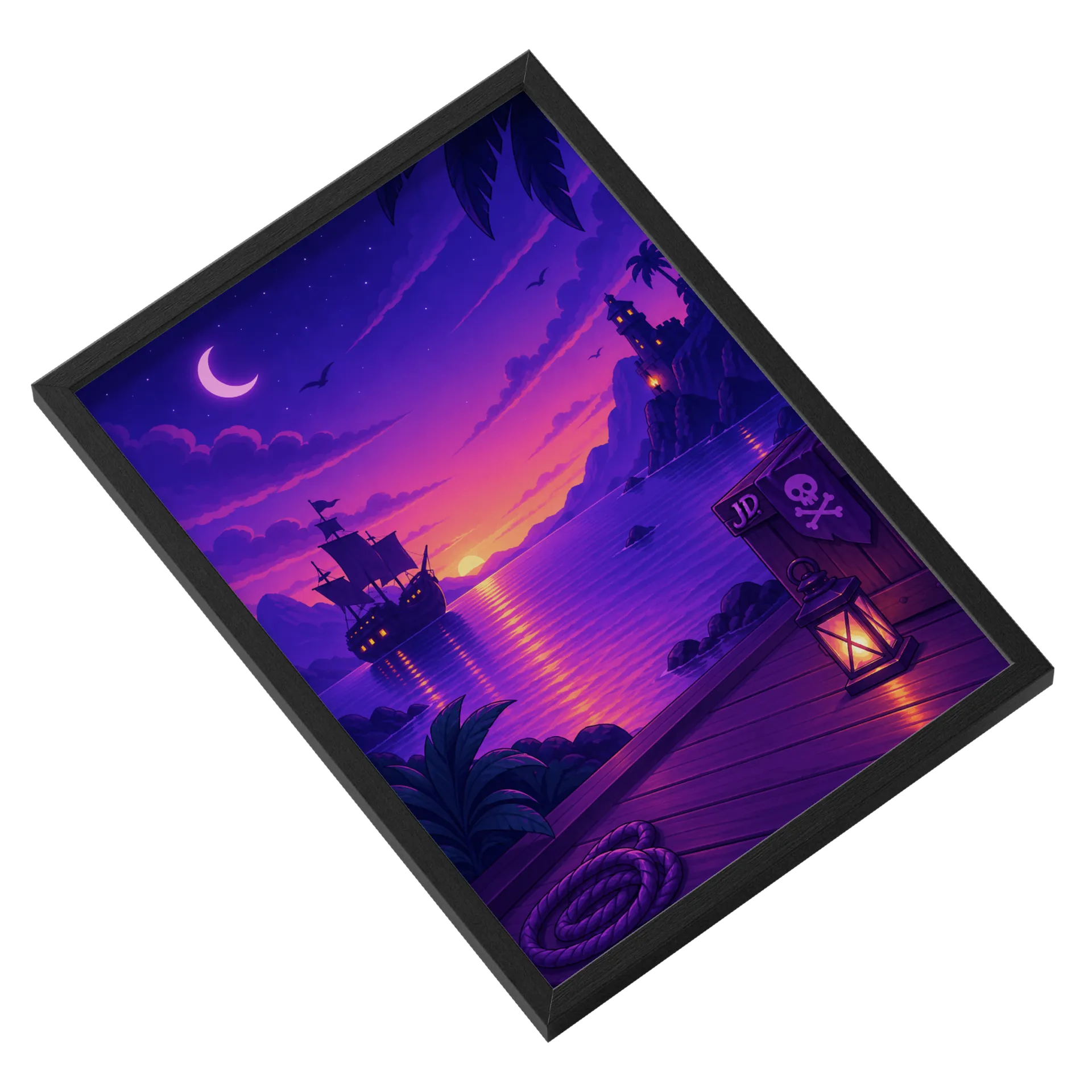 Quadro A3 personalizado Com Vidro - Imagem 2