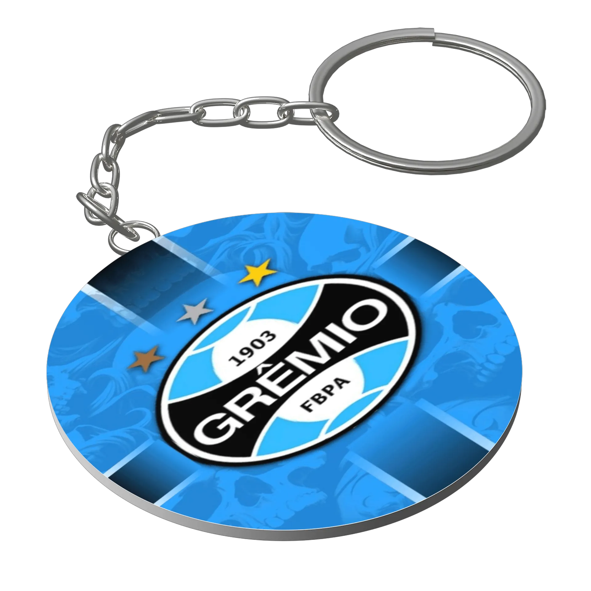 Chaveiro MDF Logo Grêmio 5x5cm de @oficialDavidBlack