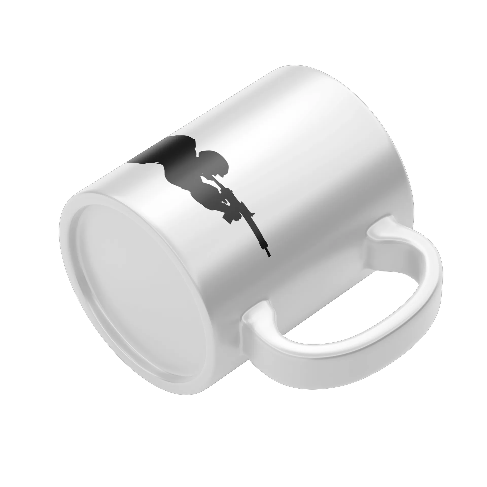 Caneca Silhueta de Soldados Militares 325ml - Imagem 4