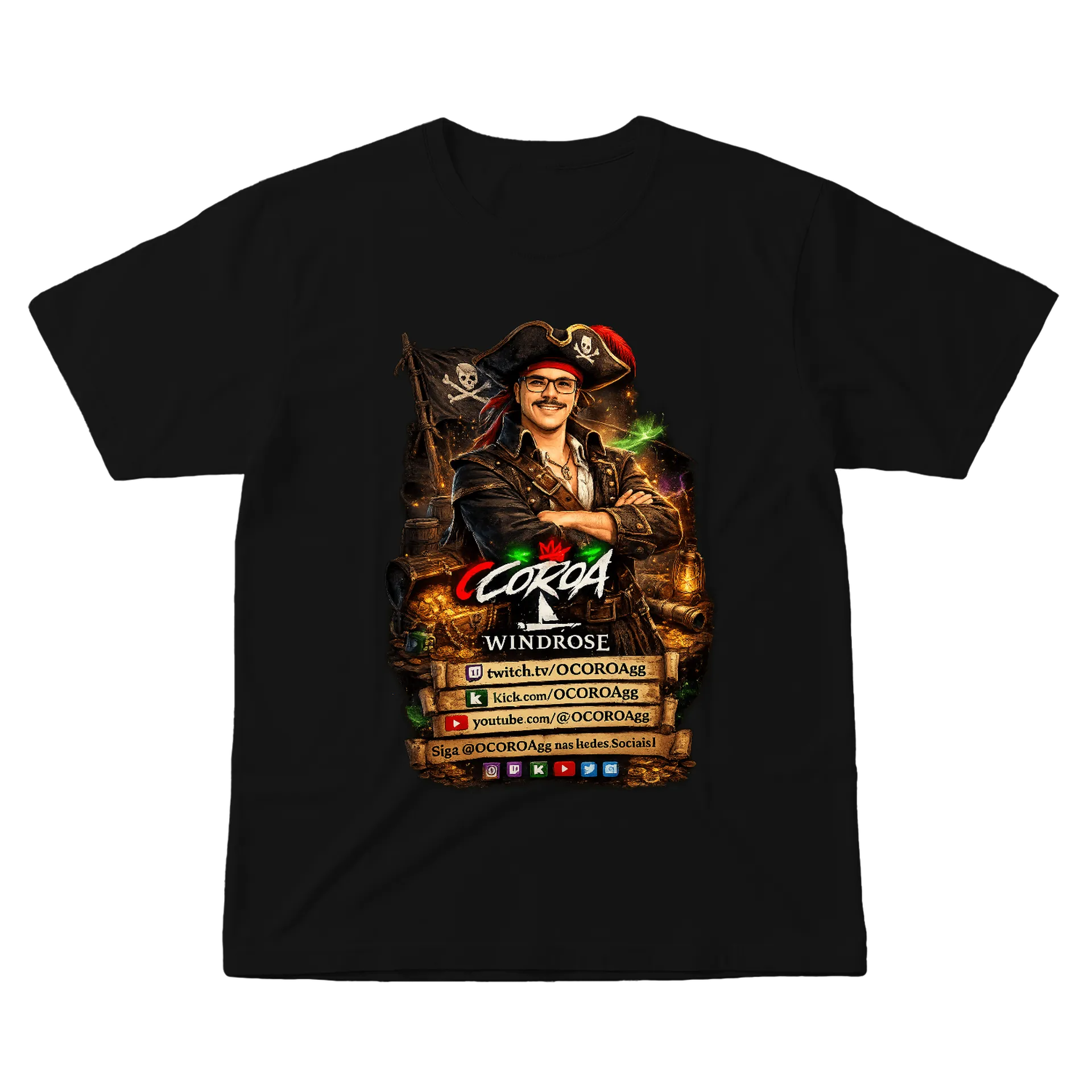 Camiseta: O COROA Windrose Collection - Imagem 1