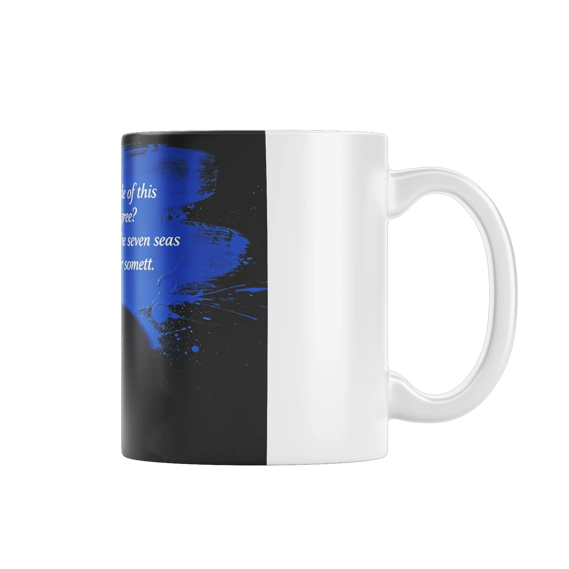 Caneca Estampa Tipográfica Sweet Dreams Retrato P&B 325ml - Imagem 1