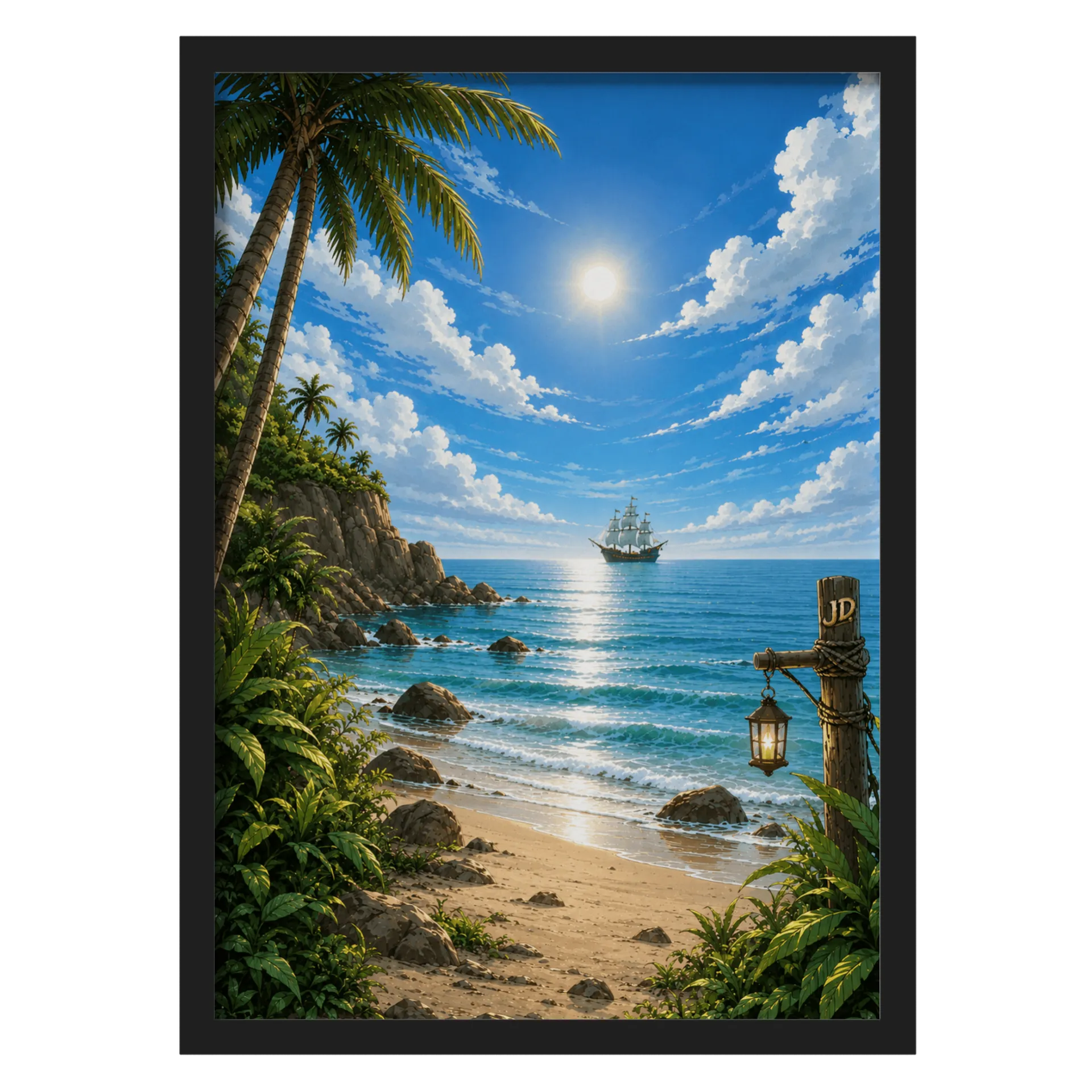 Quadro A3 personalizado Com Vidro - Imagem 1