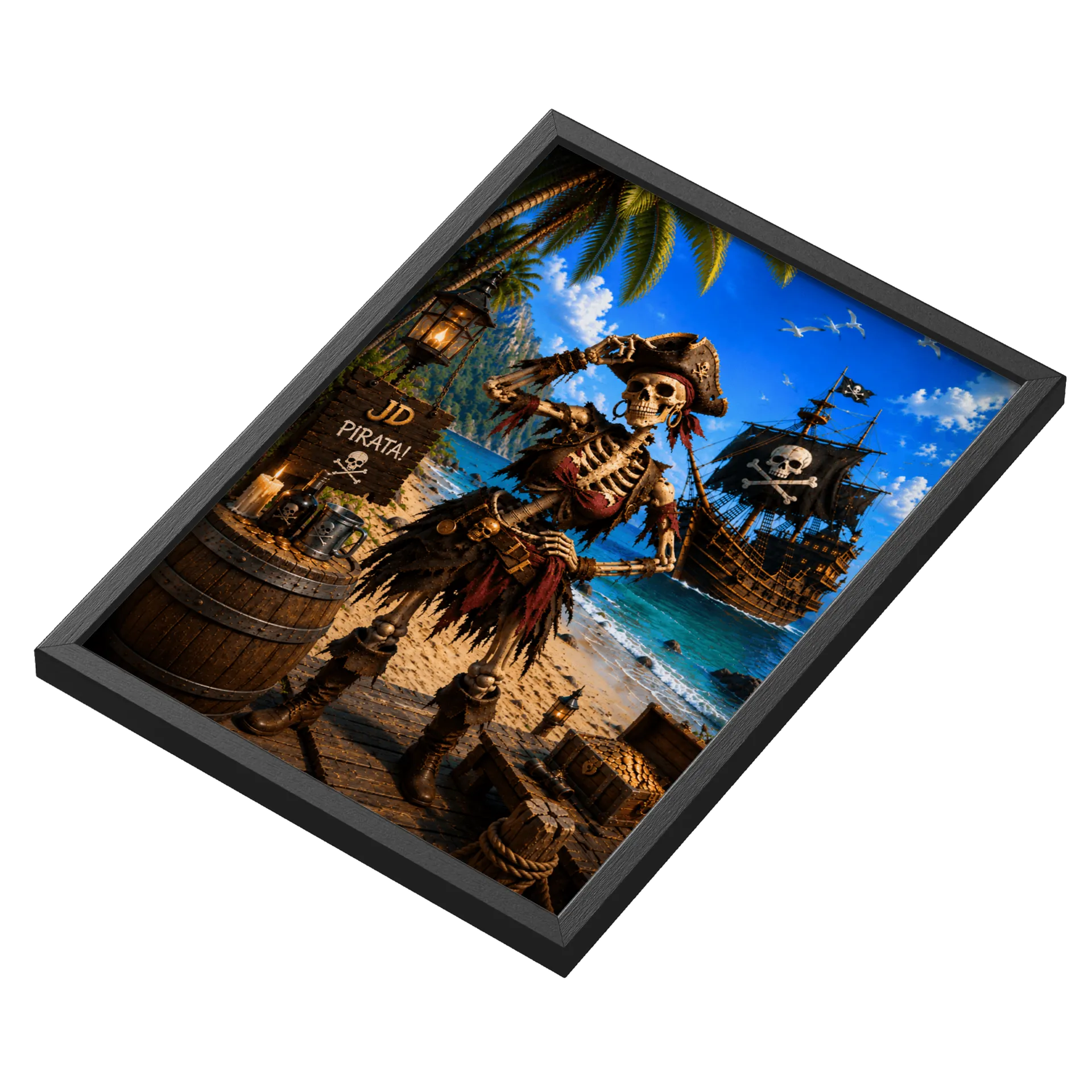 Quadro A3 personalizado Com Vidro - Imagem 3