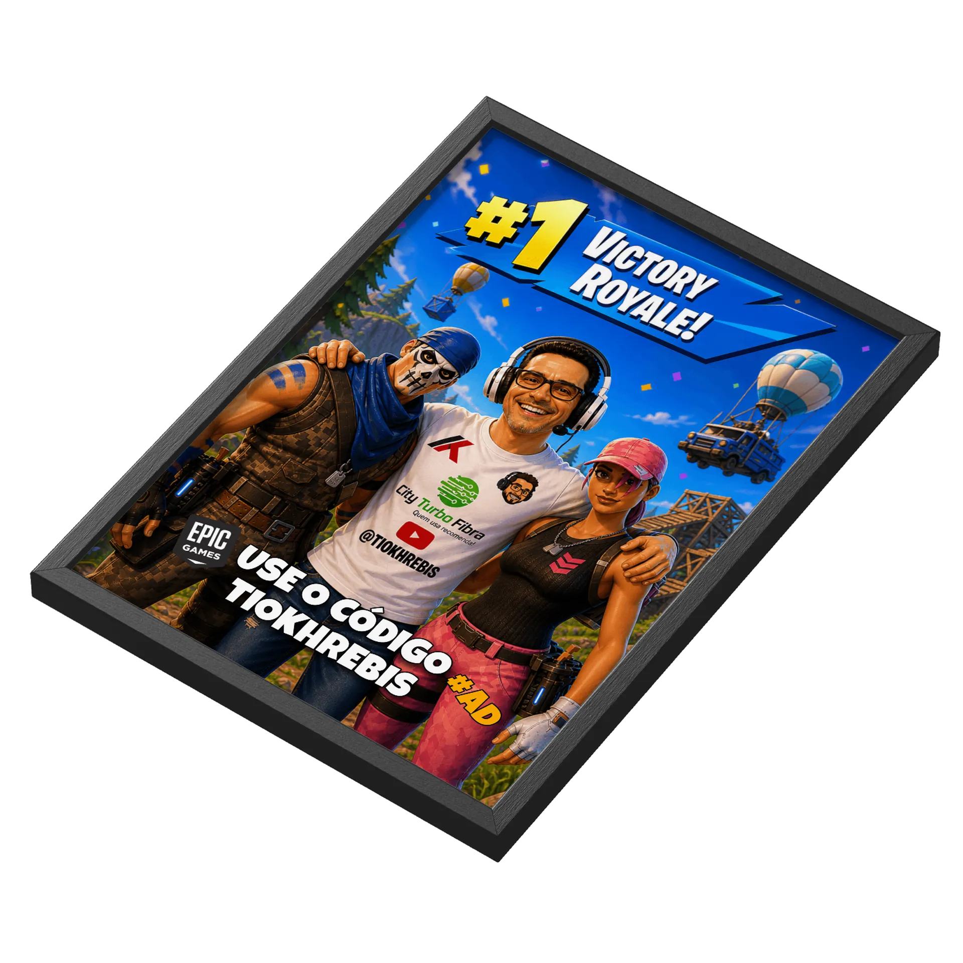 Quadro Personalizado A3 MDF e Vidro - Imagem 3