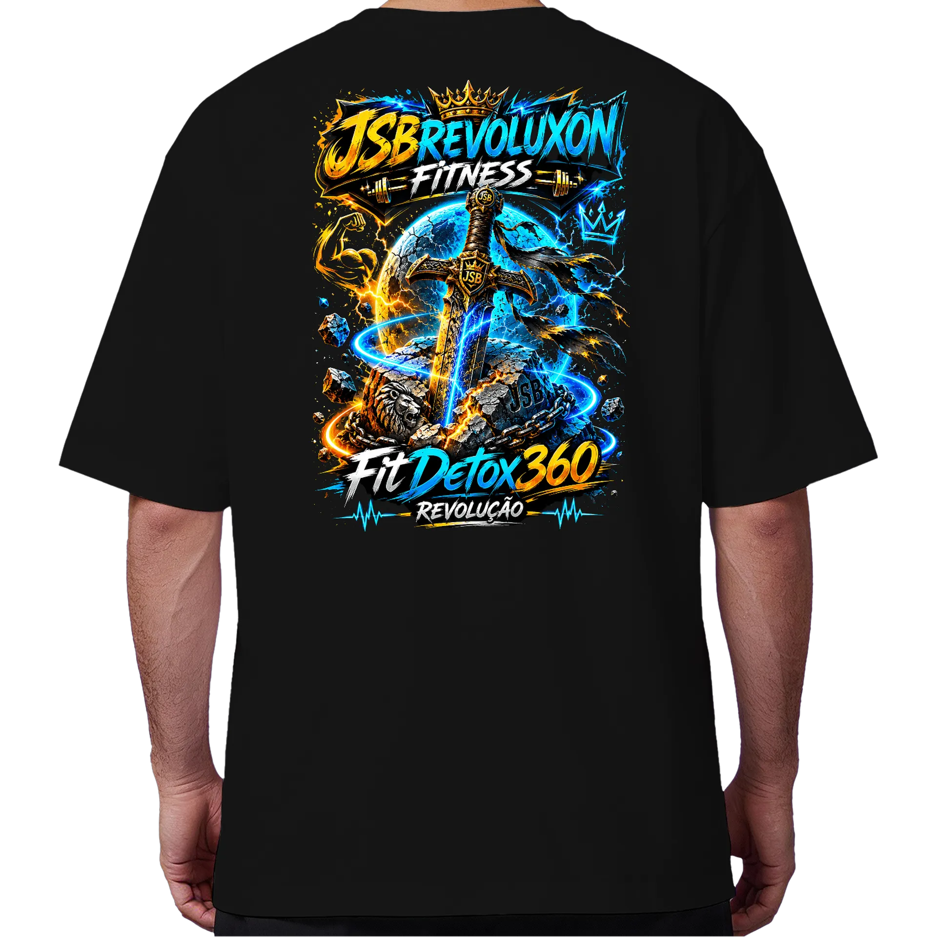 Camiseta Oversized jsbrevoluxon Street Iron - Imagem 6