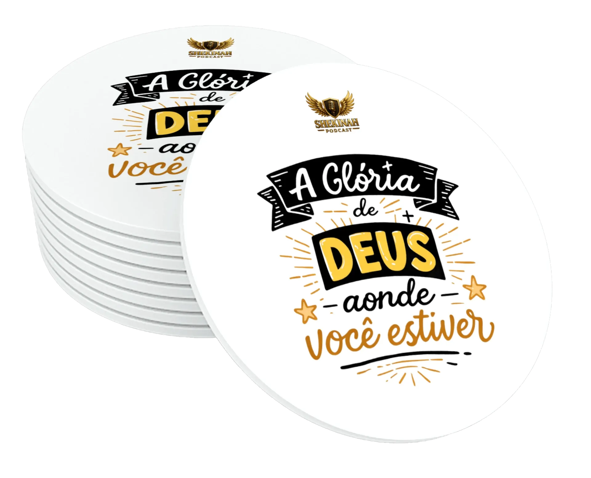 Porta-copos Shekinah Glass - Imagem 1