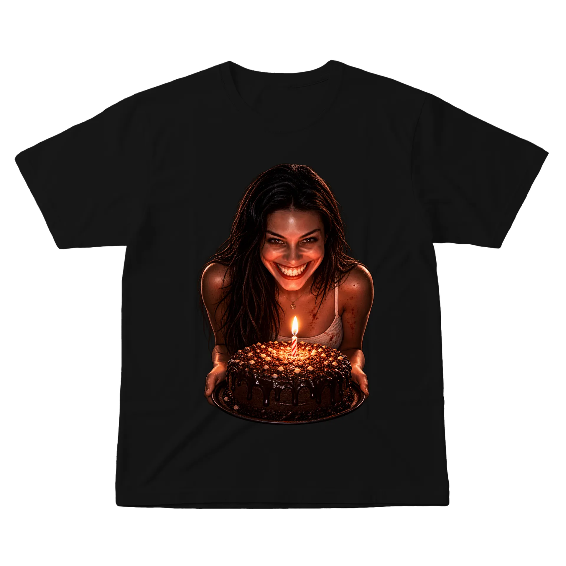 Camiseta da Possuída do Aniversário 100% Algodão - Imagem 1