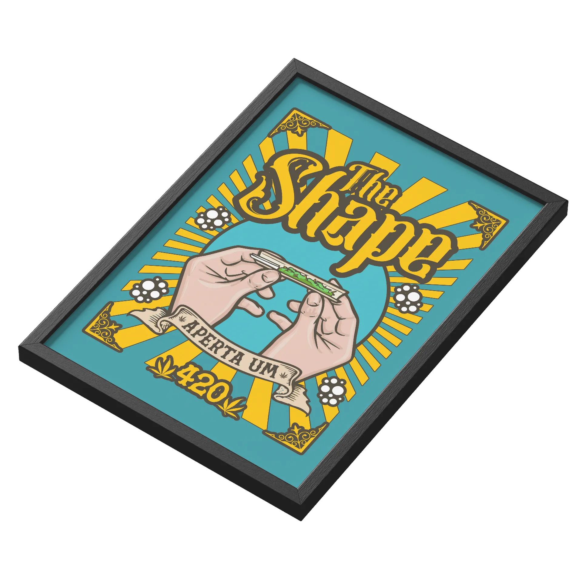 Quadro Arte The Shape 420 A3 MDF e Vidro - Imagem 3